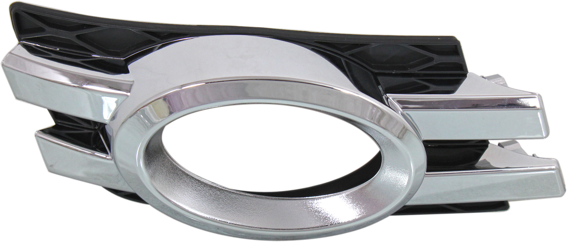 AM GL CLASS 07-09 FRONT FOG LAMP MOLDING RH Black w Chrome Trim w Curve Lighting System SKU REPM108620 Partslink MB1039122 OEM 1648800824