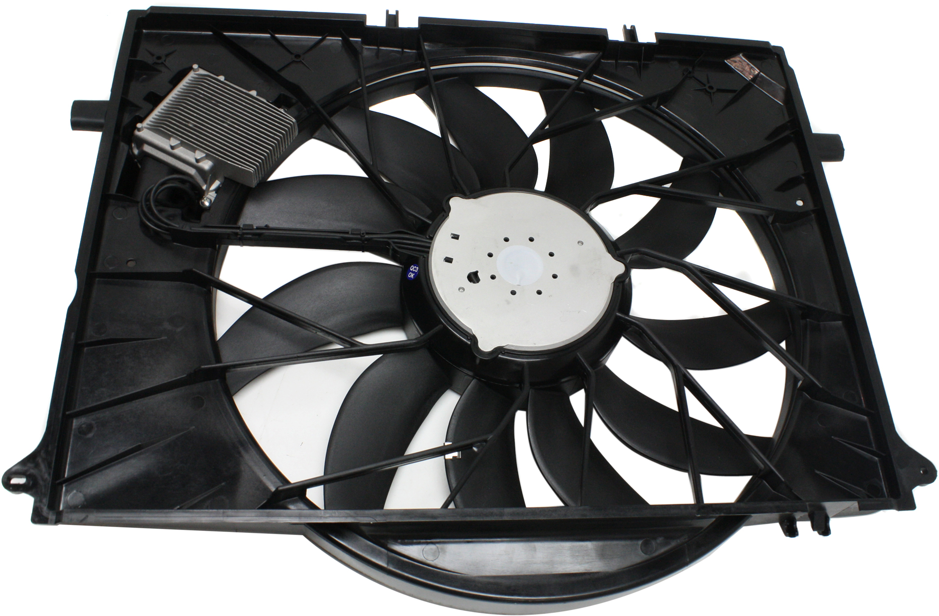 AM S CLASS 02-06 RADIATOR FAN SHROUD ASSEMBLY w Control module SKU REPM160919 Partslink MB3115115 OEM 2205000293