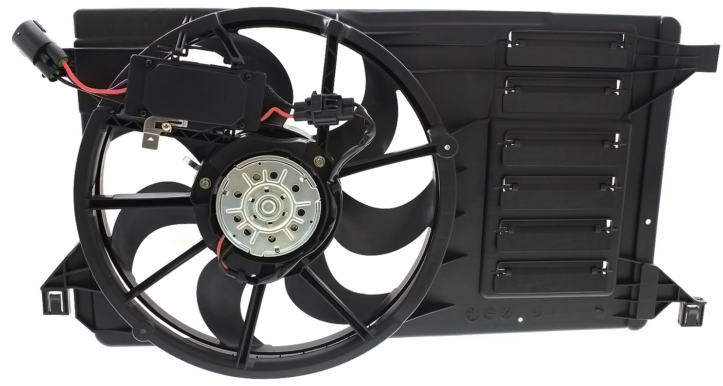 AM MAZDA3-10-13 RADIATOR FAN ASSEMBLY Hatchback Sedan w Control module SKU REPM160929 Partslink MA3115144 OEM LF8B15025H