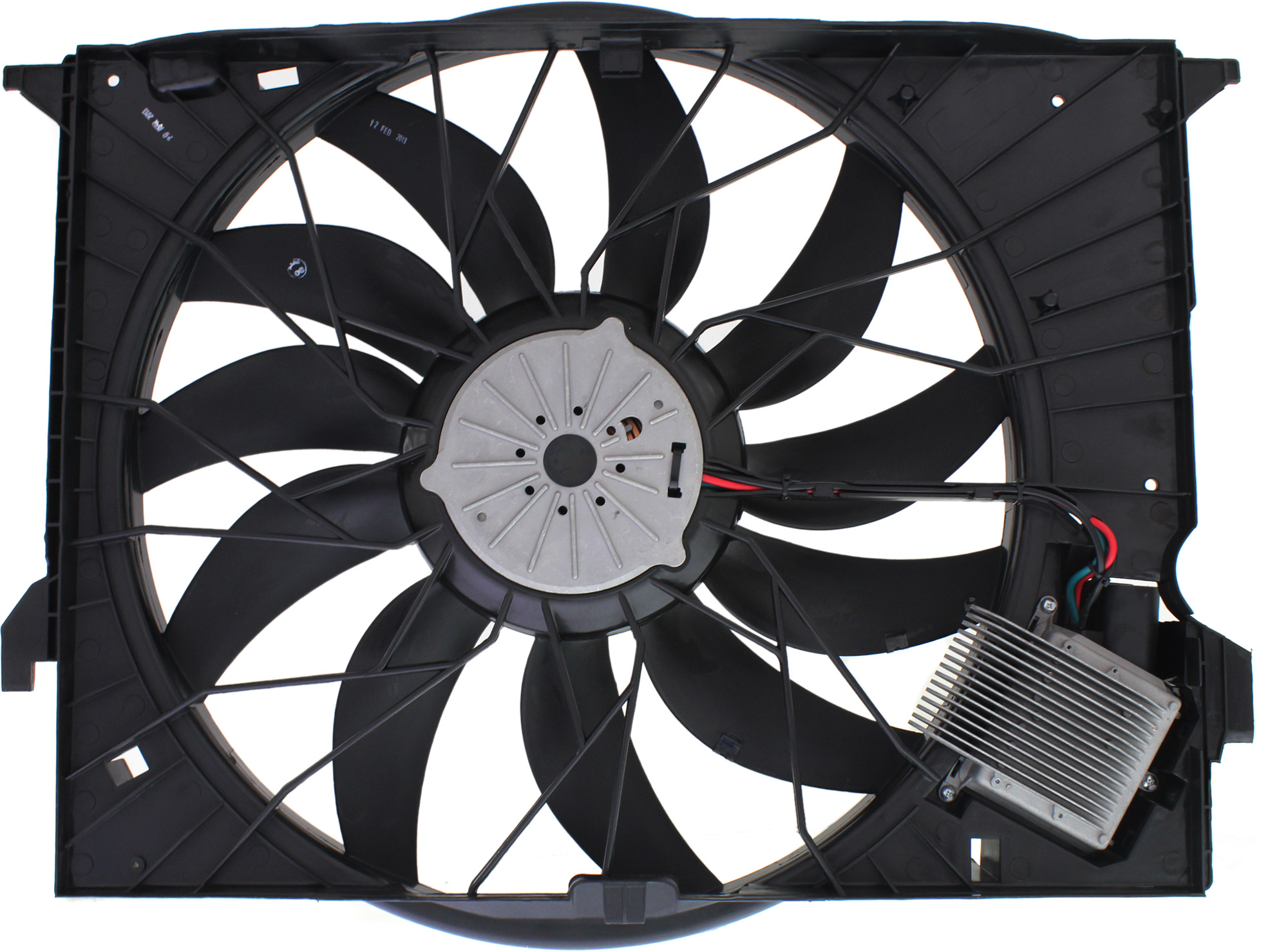 AM S CLASS 07-13 CL CLASS 07-14 CLS63 AMG 07-11 RADIATOR FAN SHROUD ASSEMBLY w Control module SKU REPM160936 Partslink MB3115121 OEM 2115002293