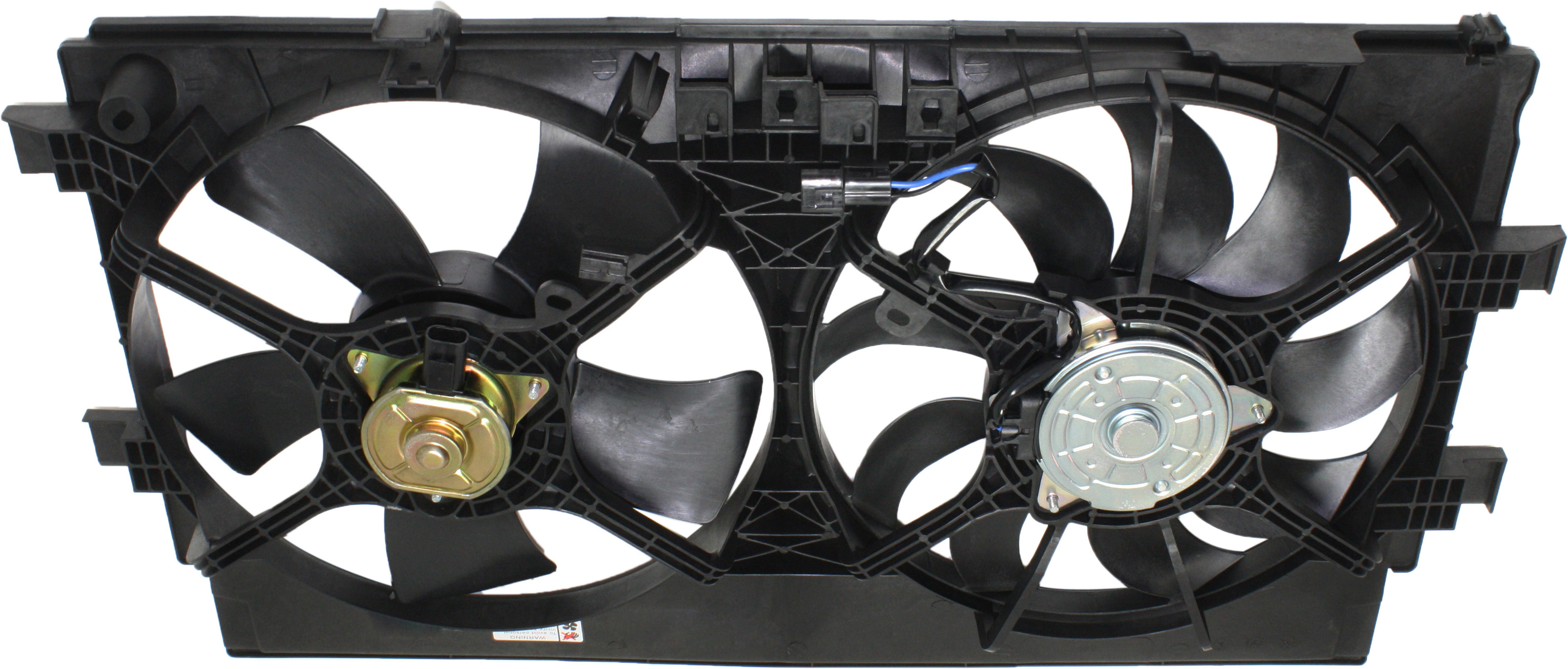 AM OUTLANDER SPORT RVR 13-15 RADIATOR FAN ASSEMBLY Dual Fan 13-13 From 1-13 SKU REPM160948 Partslink MI3115147 OEM 1355A321 PFM 1355A321-1355A324