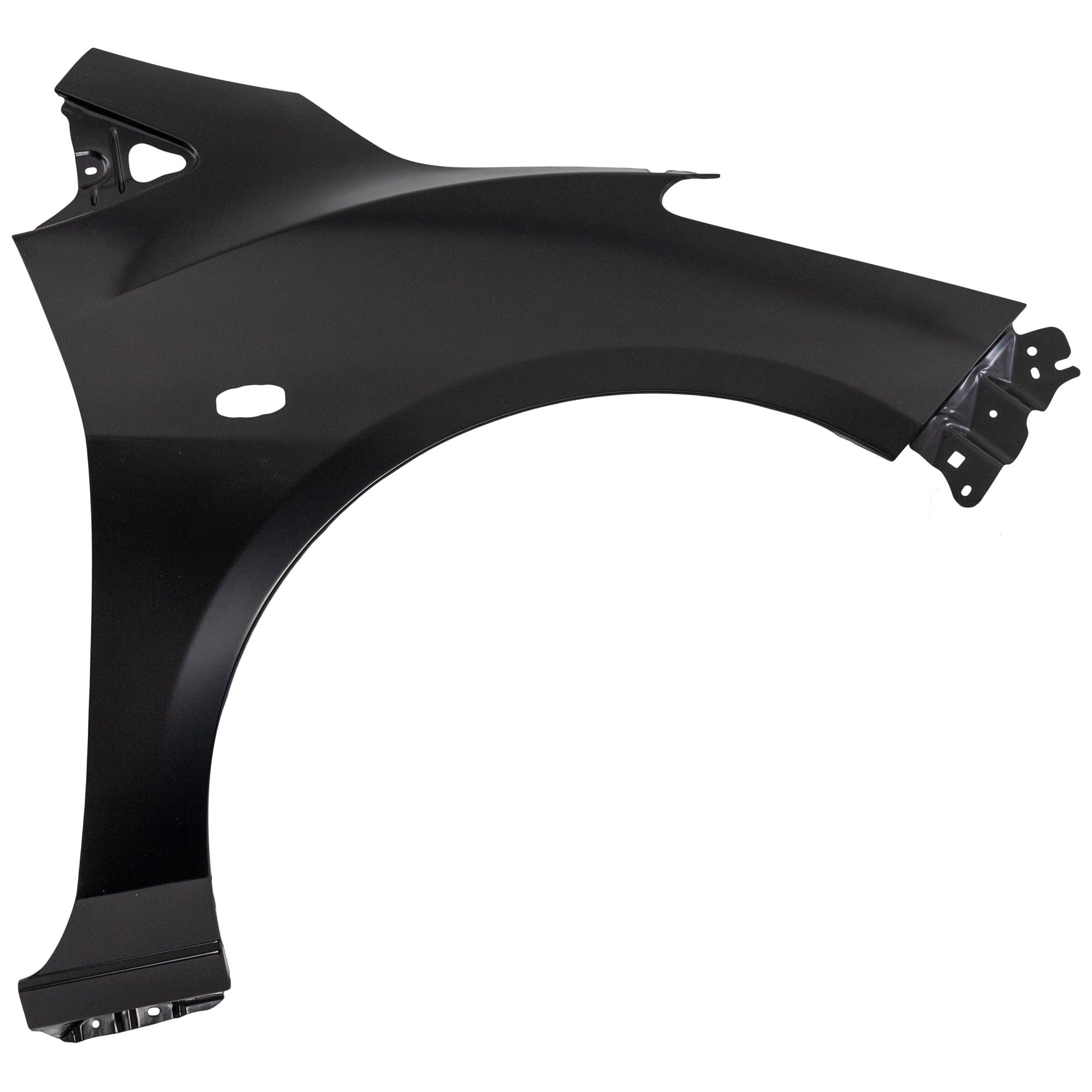 AM MAZDA 2-11-11 FRONT FENDER RH Primed w o Rocker Molding Hole SKU REPM220127 Partslink MA1241166 OEM D65152111B