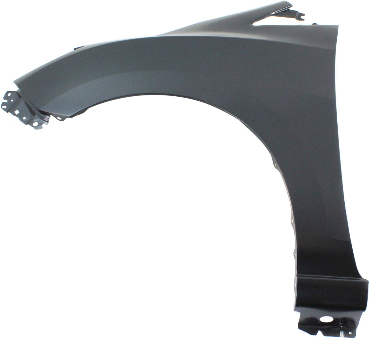 AM MAZDA 5-12-17 FRONT FENDER LH Primed Steel w o Signal Light Hole w o Rocker Mldg Hole SKU REPM220184 Partslink MA1240167 OEM CG3652211