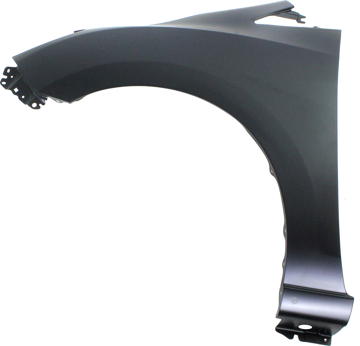 AM MAZDA 5-12-17 FRONT FENDER LH Primed Steel w Rocker Mldg Hole SKU REPM220186 Partslink MA1240168 OEM CG3752211
