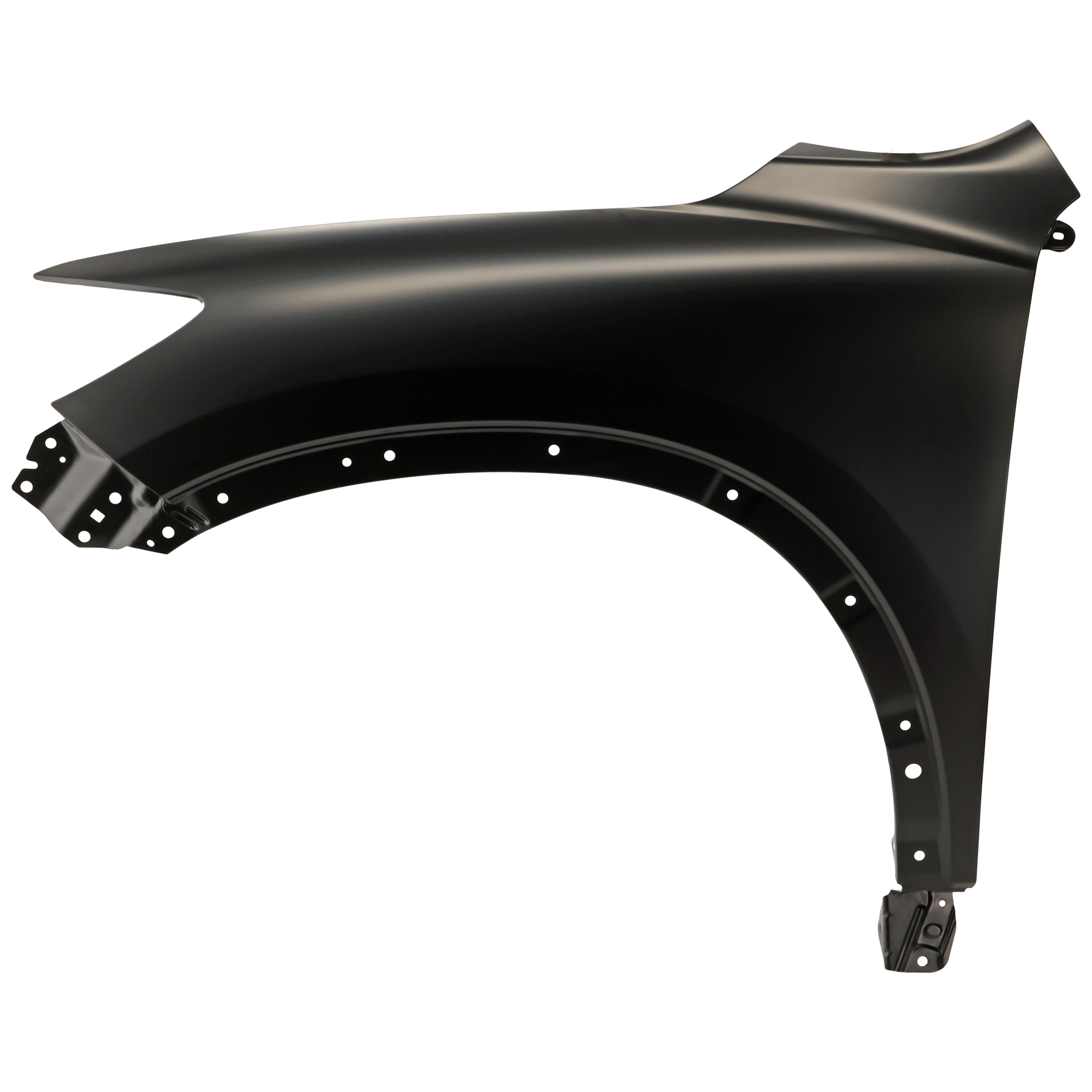 AM CX 5-13-16 FRONT FENDER LH Primed w o Side Lamp Hole SKU REPM220188 Partslink MA1240170 OEM KD5352211A