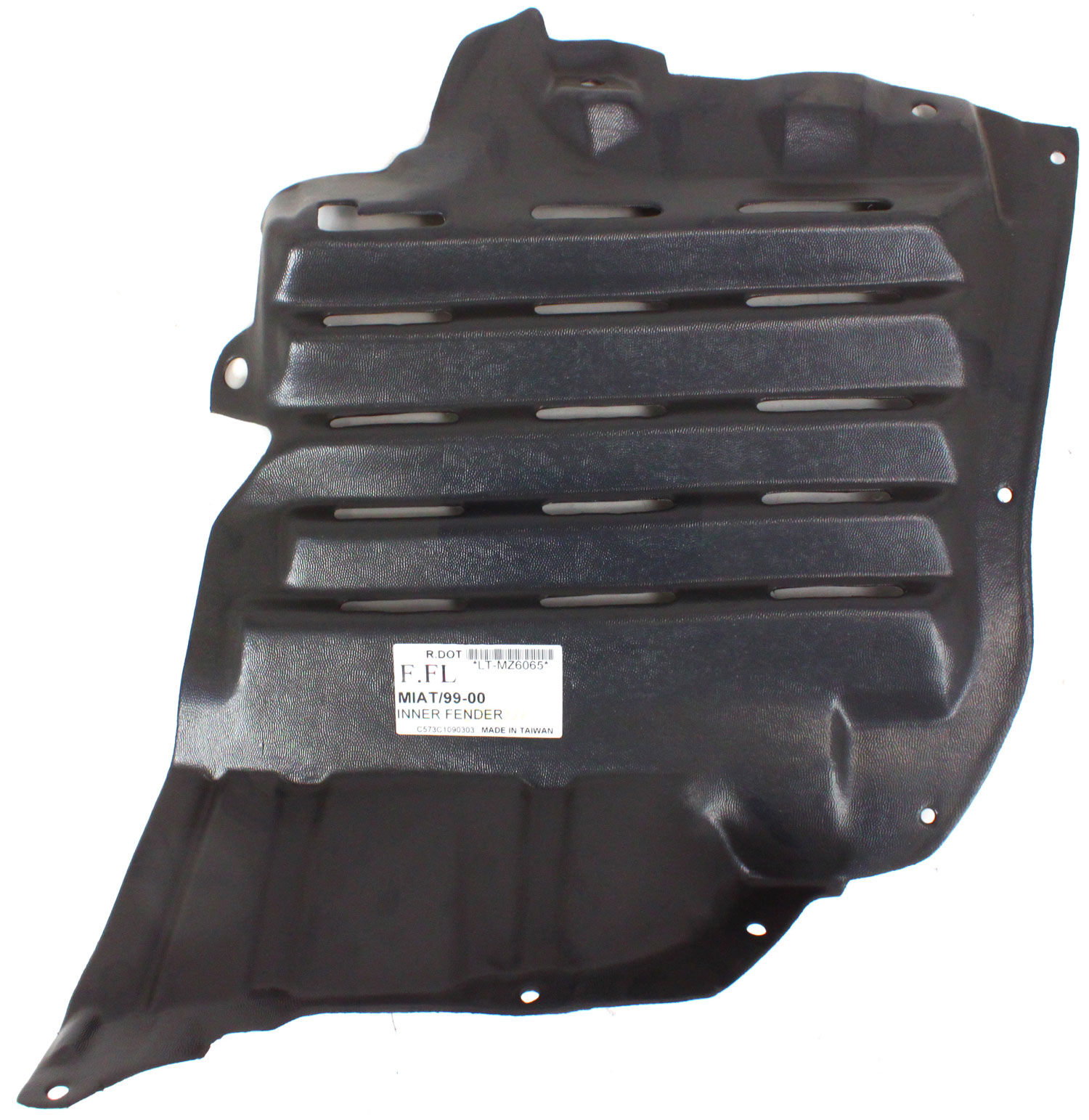 AM MIATA 99-00 FRONT FENDER LINER LH Front Section SKU REPM222110 Partslink MA1250111 OEM NC1056142D