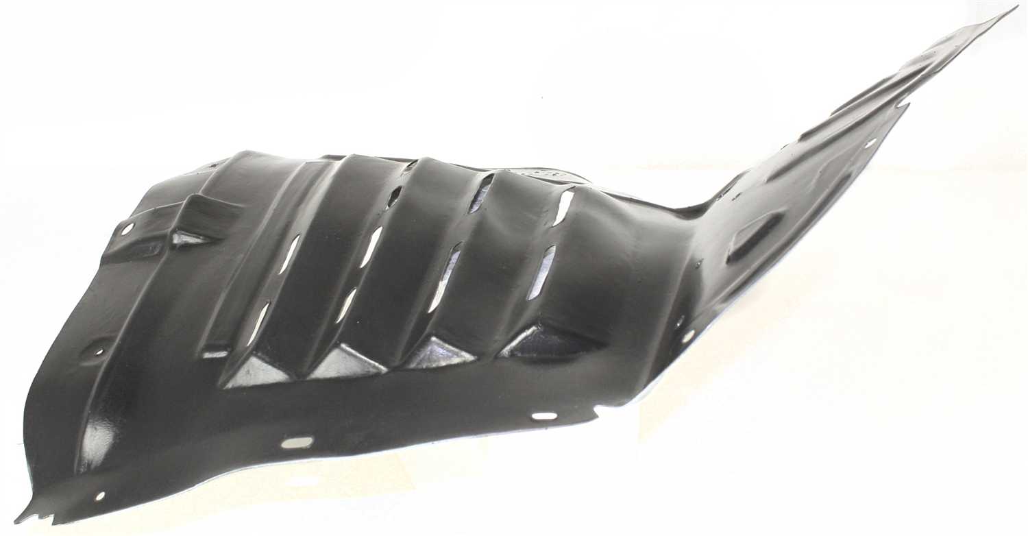 AM RX 8-09-11 FRONT FENDER LINER RH Front Section SKU REPM222145 Partslink MA1249135 OEM F1895613YD