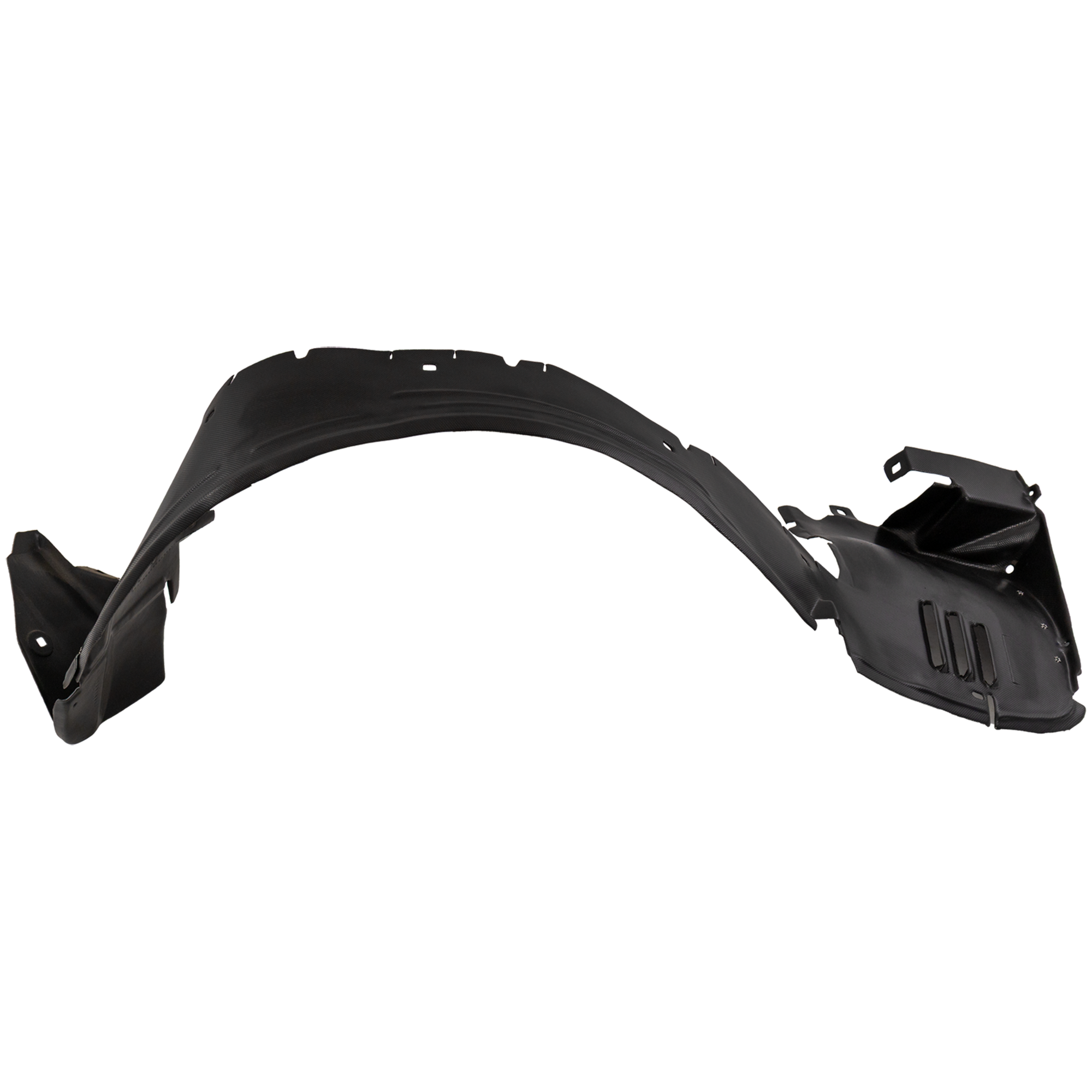 AM CLK CLASS 00-03 FRONT FENDER LINER RH Rear Section Convertible w Sport Package 208 Chassis SKU REPM222149 Partslink MB1249129 OEM 2086901230