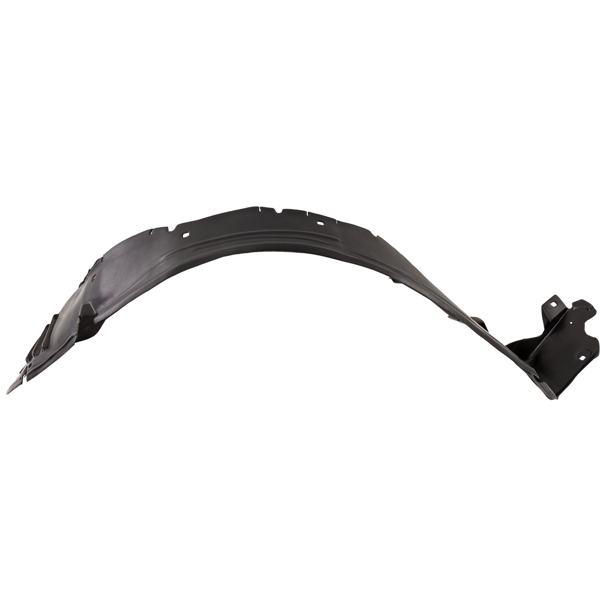 AM CLK CLASS 98-03 FRONT FENDER LINER LH Rear Section Coupe w Sport Package 208 Chassis SKU REPM222152 Partslink MB1248128 OEM 2086980530