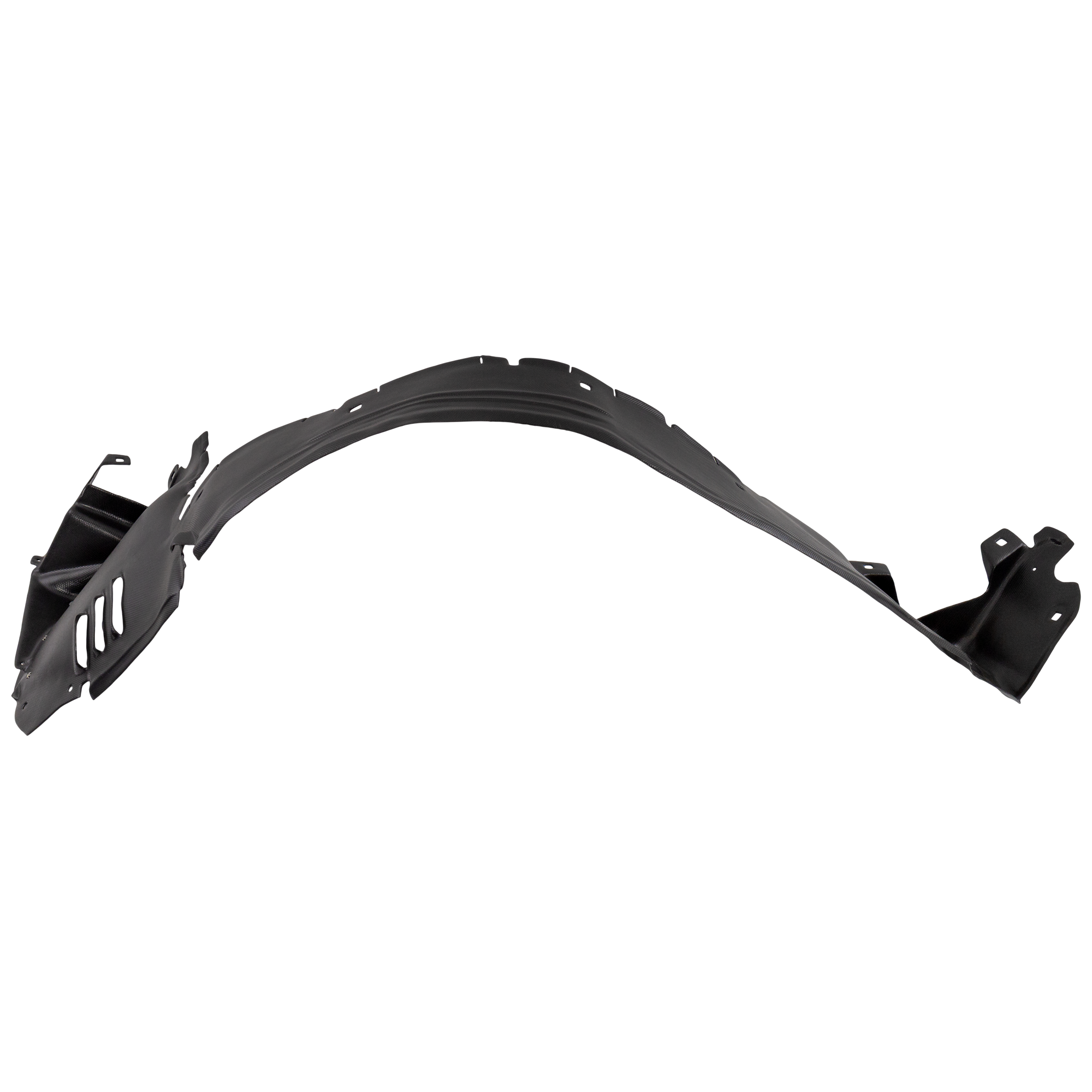AM CLK CLASS 00-02 FRONT FENDER LINER LH Rear Section Coupe w o Sport Package 208 Chassis SKU REPM222184 Partslink MB1248134 OEM 2086985330