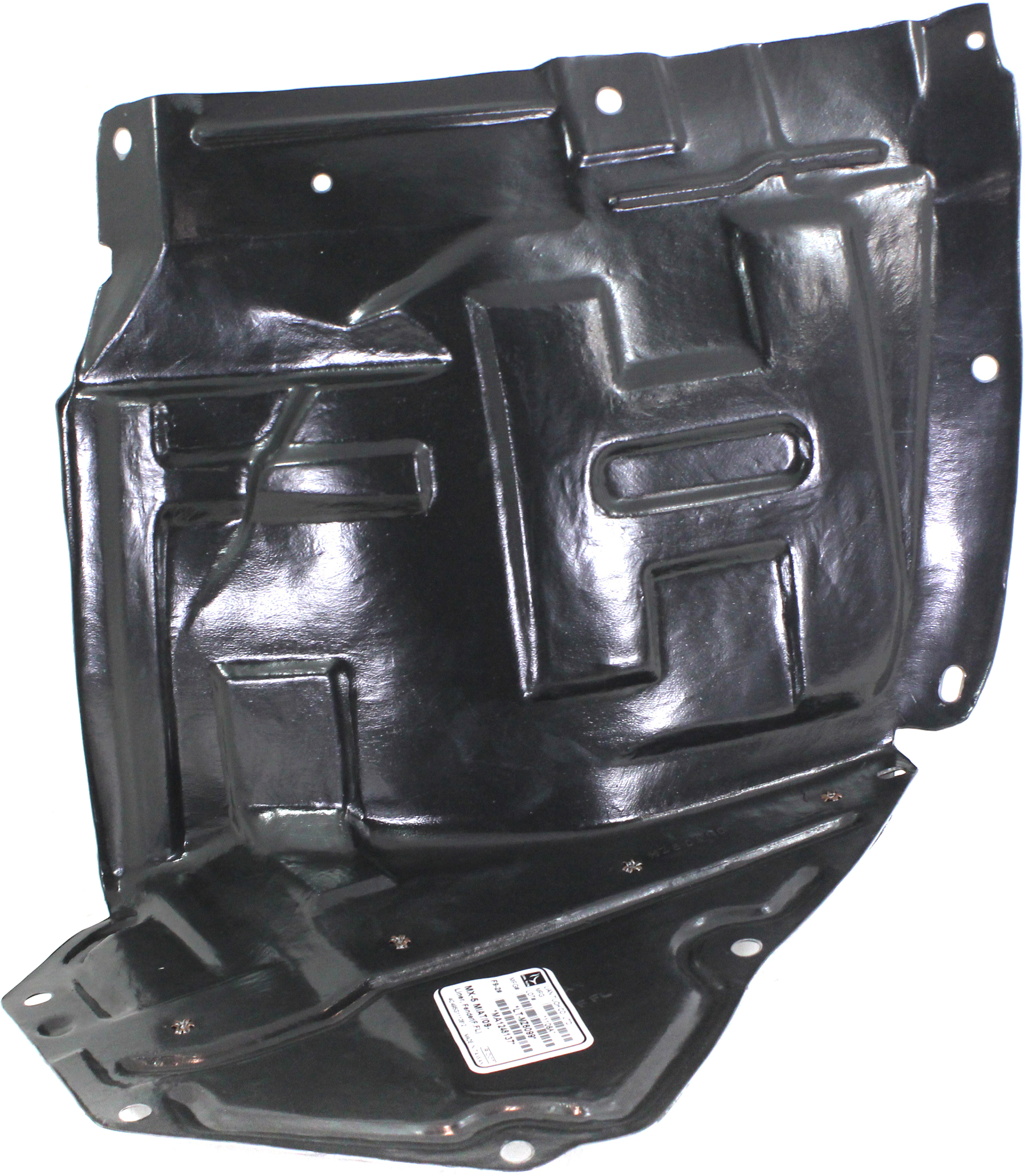AM MX 5 MIATA 09-15 FRONT FENDER LINER LH Front Section SKU REPM222192 Partslink MA1248137 OEM NH425614ZA