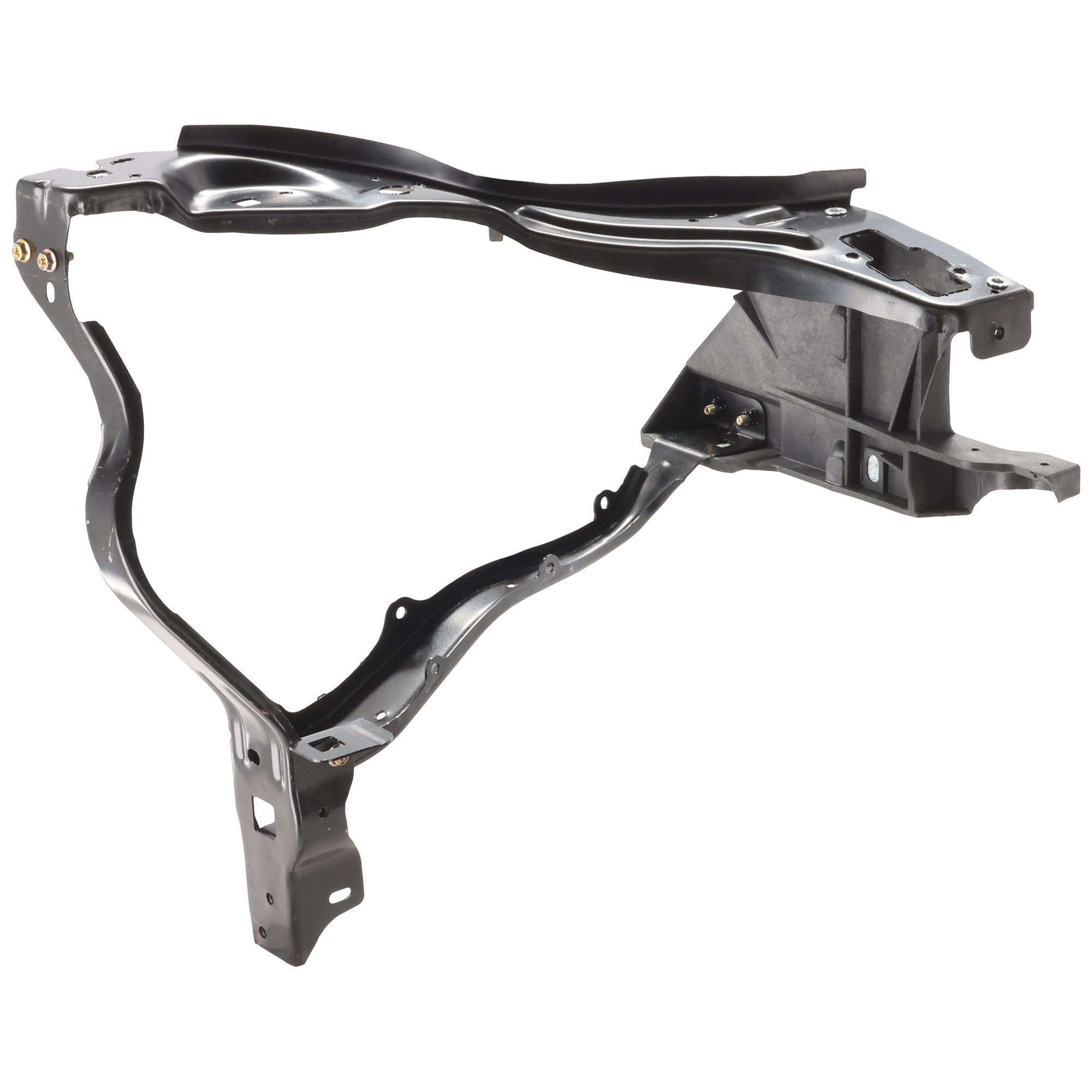 AM E CLASS 10-13 RADIATOR SUPPORT RH Headlight Mounting Panel Plastic with Steel Sedan Wagon SKU REPM250515 Partslink MB1221105 OEM 212620029164