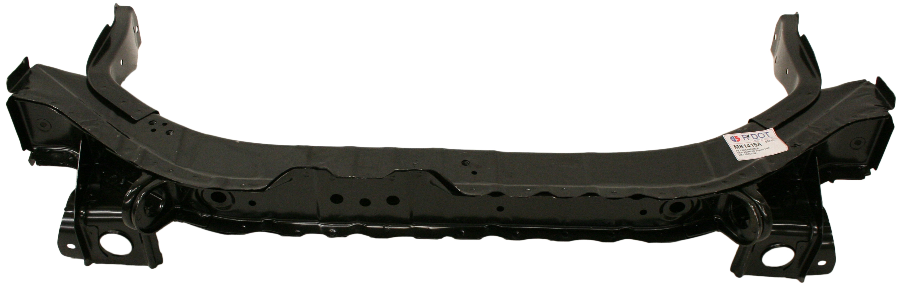 AM LANCER 08-17 RADIATOR SUPPORT LOWER Tie Bar Assembly Steel w o Turbo Exc. Evolution Ralliart Models SKU REPM251101 Partslink MI1225144 OEM 5256B113