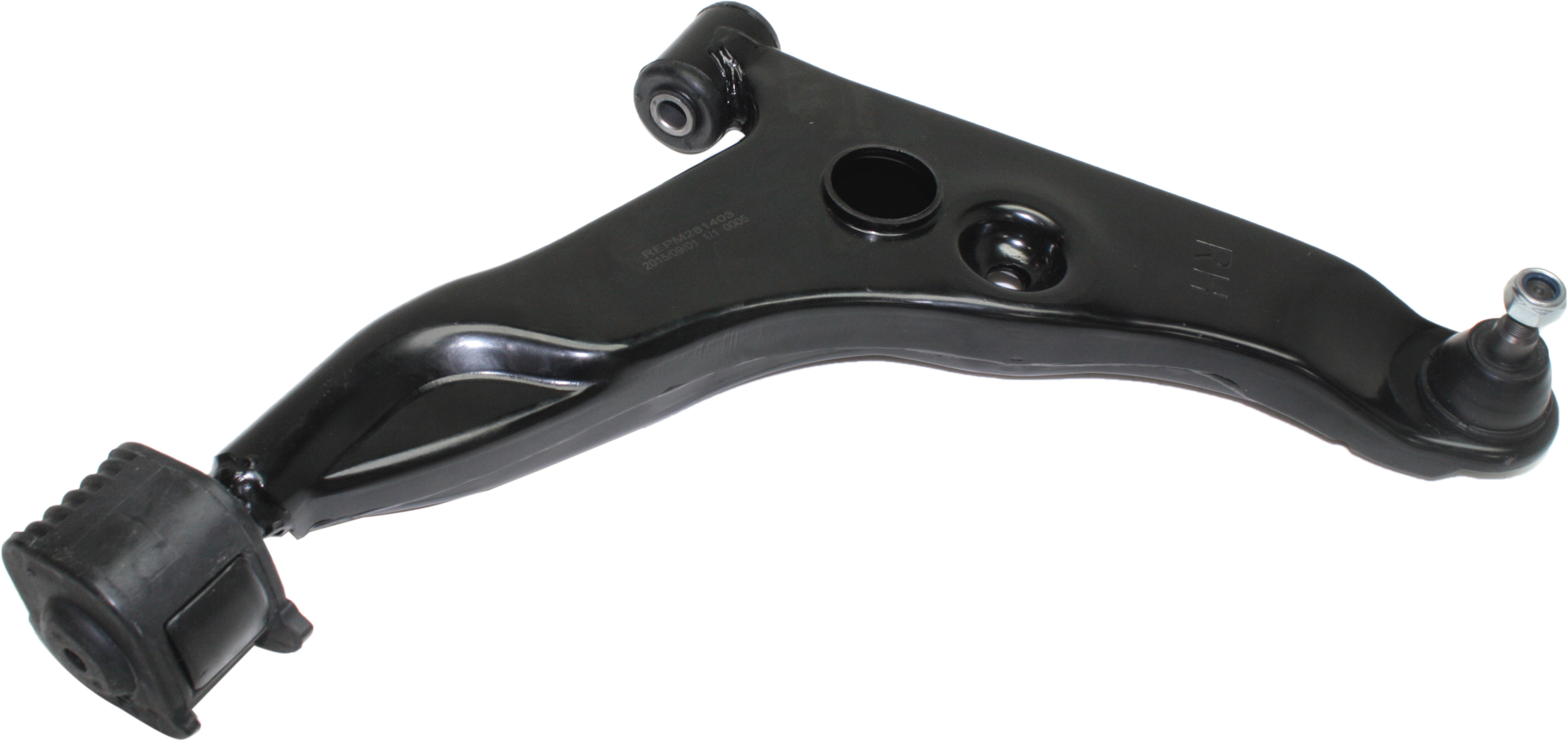 AM MIRAGE 97-02 FRONT CONTROL ARM RH Lower with Ball Joint and Bushing SKU REPM281403 OEM MR241342
