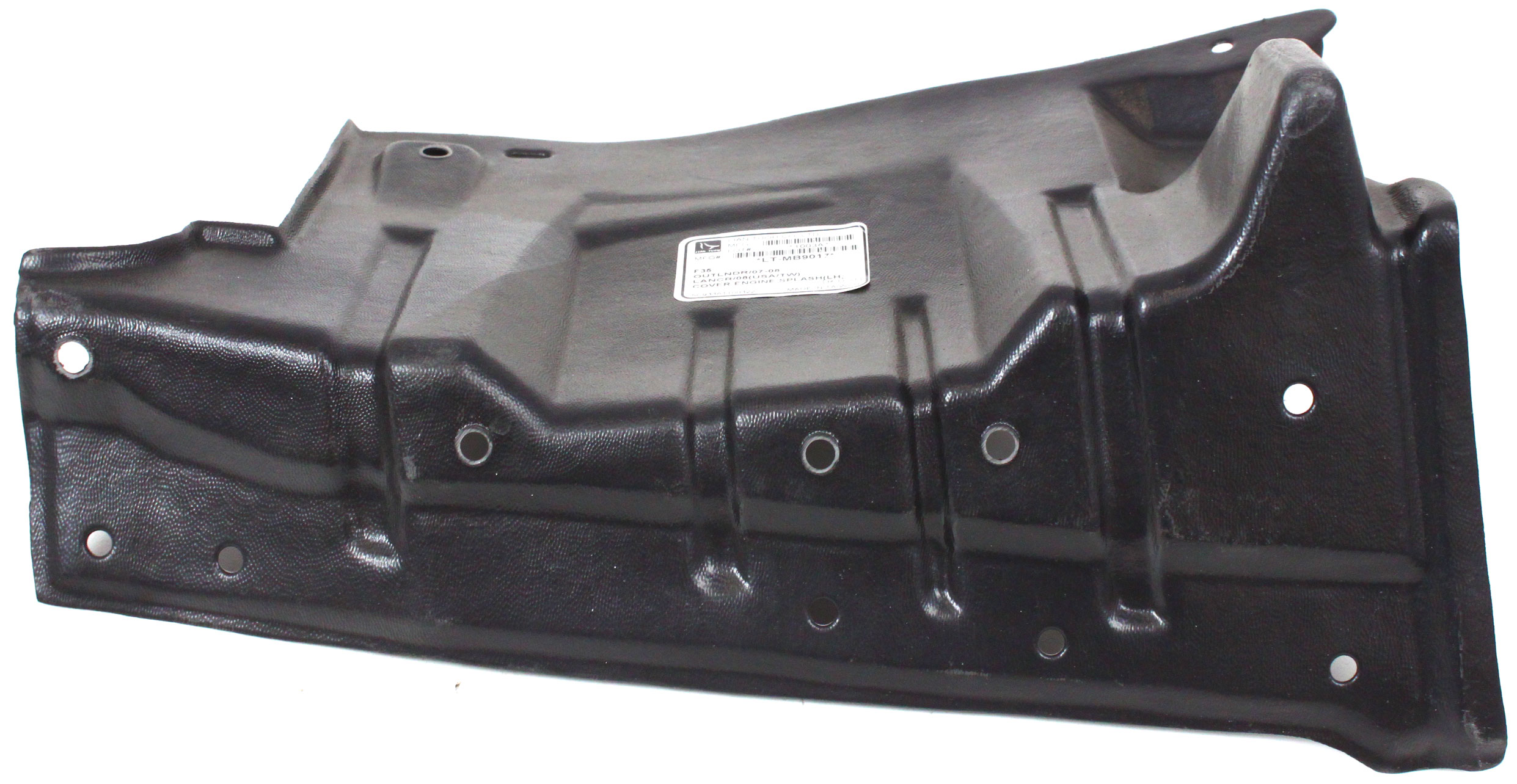 AM OUTLANDER SPORT RVR 11-24 ENGINE SPLASH SHIELD Under Cover LH Lancer Exc. Turbo SKU REPM310120 Partslink MI1228116 OEM MN154379