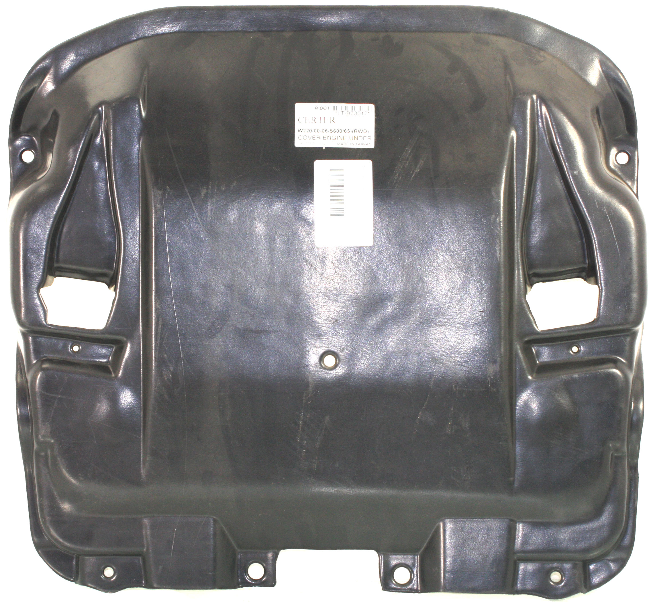 AM S CLASS 00-06 ENGINE SPLASH SHIELD Under Cover Center RWD 220 Chassis SKU REPM310133 Partslink MB1228126 OEM 2205242330