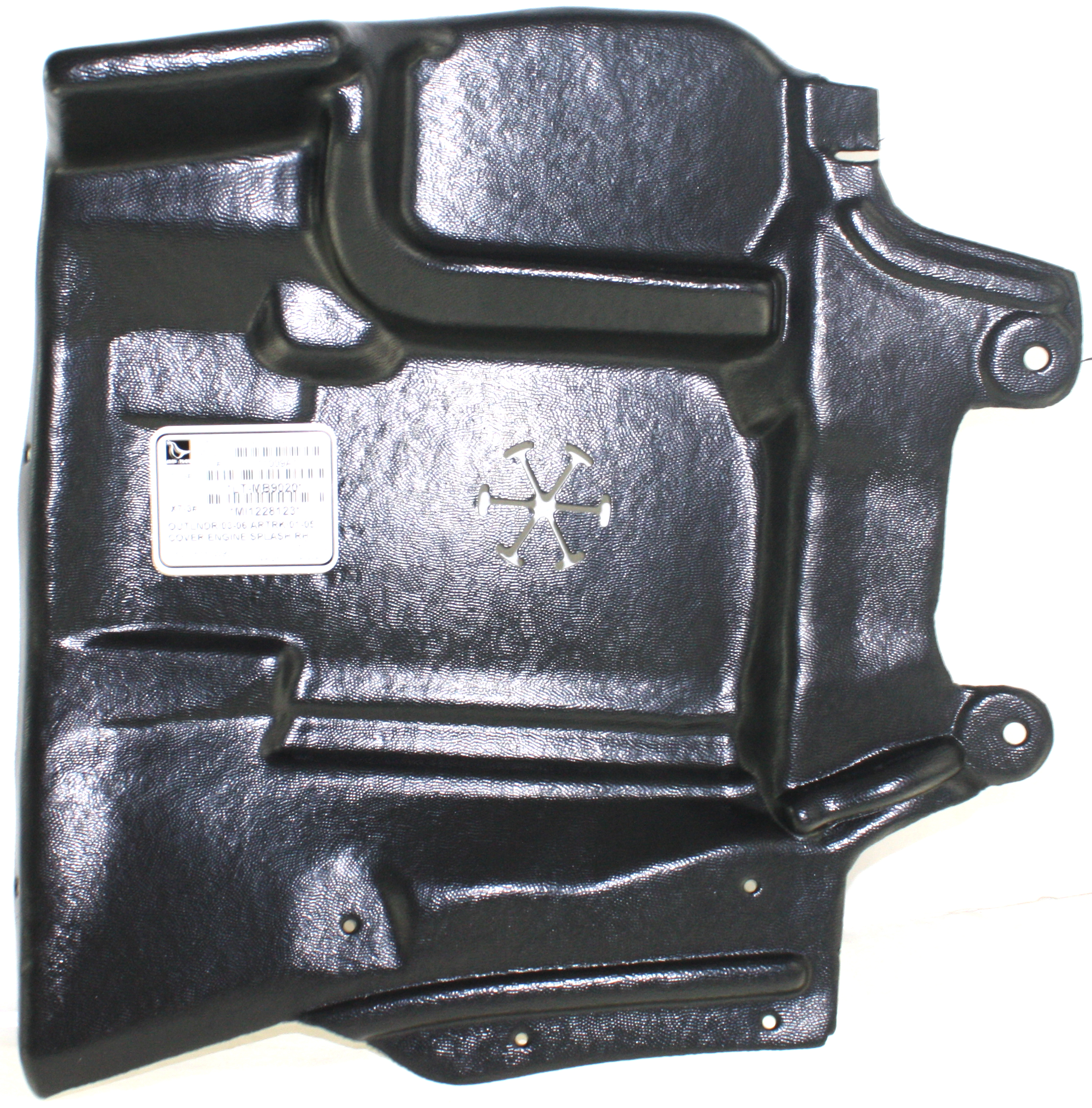 AM OULTANDER 03-06 ENGINE SPLASH SHIELD Under Cover RH SKU REPM310145 Partslink MI1228123 OEM MR974866