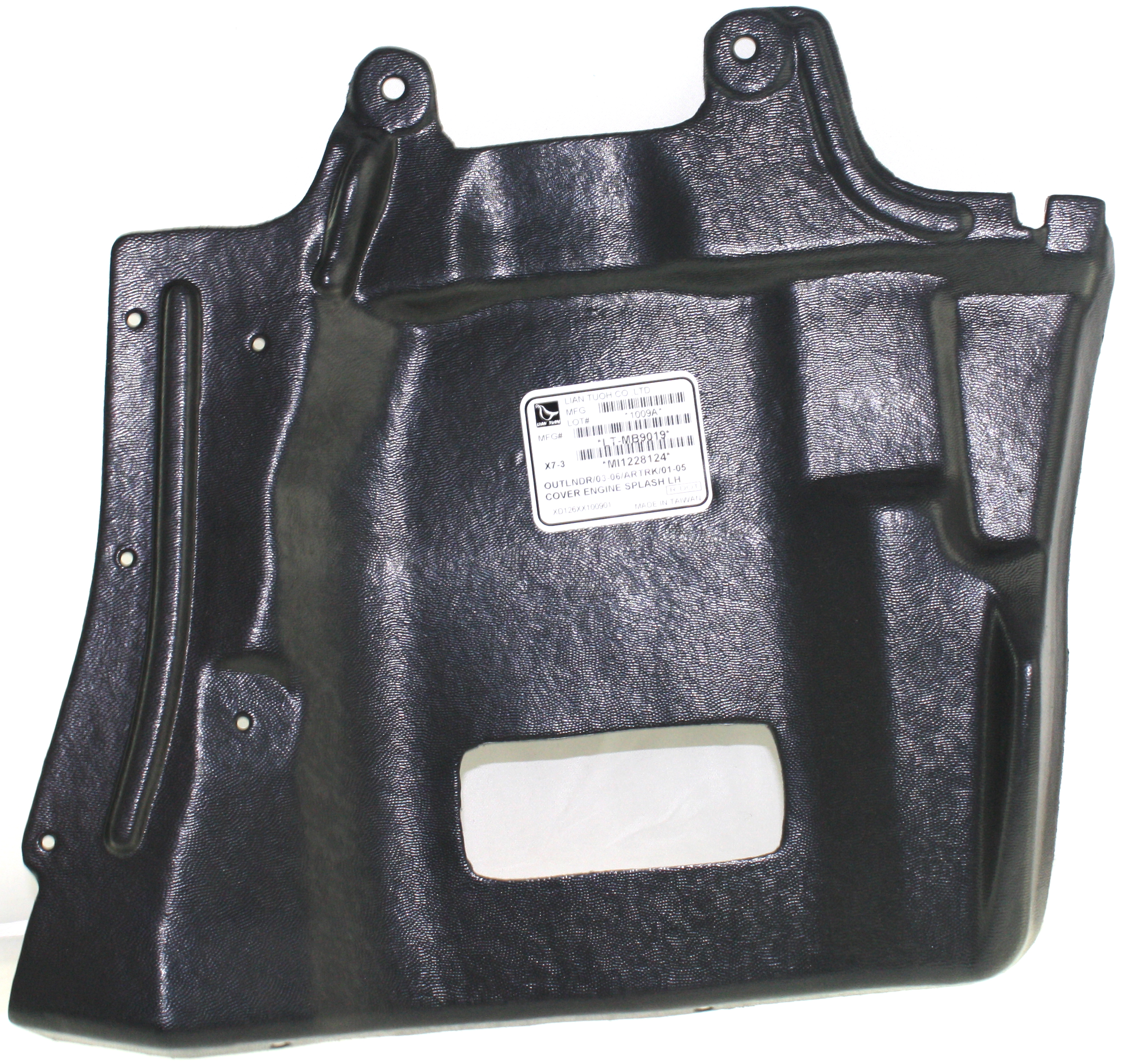 AM OULTANDER 03-06 ENGINE SPLASH SHIELD Under Cover LH SKU REPM310146 Partslink MI1228124 OEM MR974865