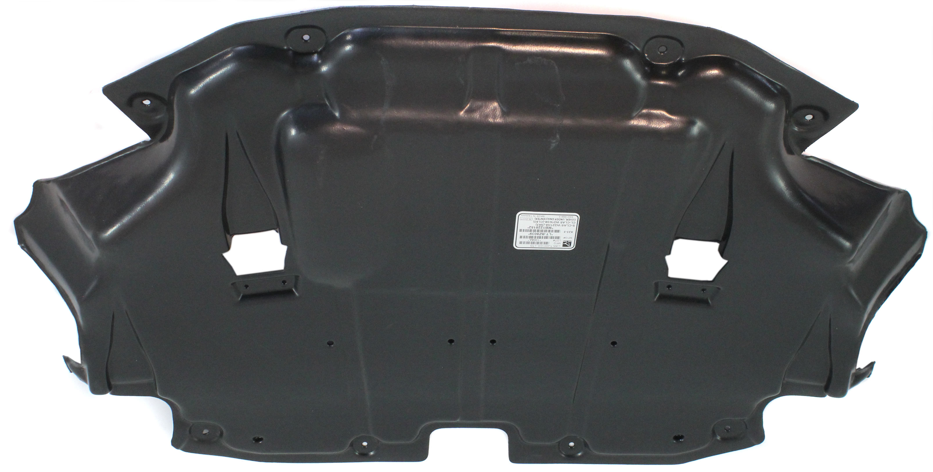 AM CL63 AMG 08-10 ENGINE SPLASH SHIELD Under Cover Center SKU REPM310160 Partslink MB1228152 OEM 2215242930