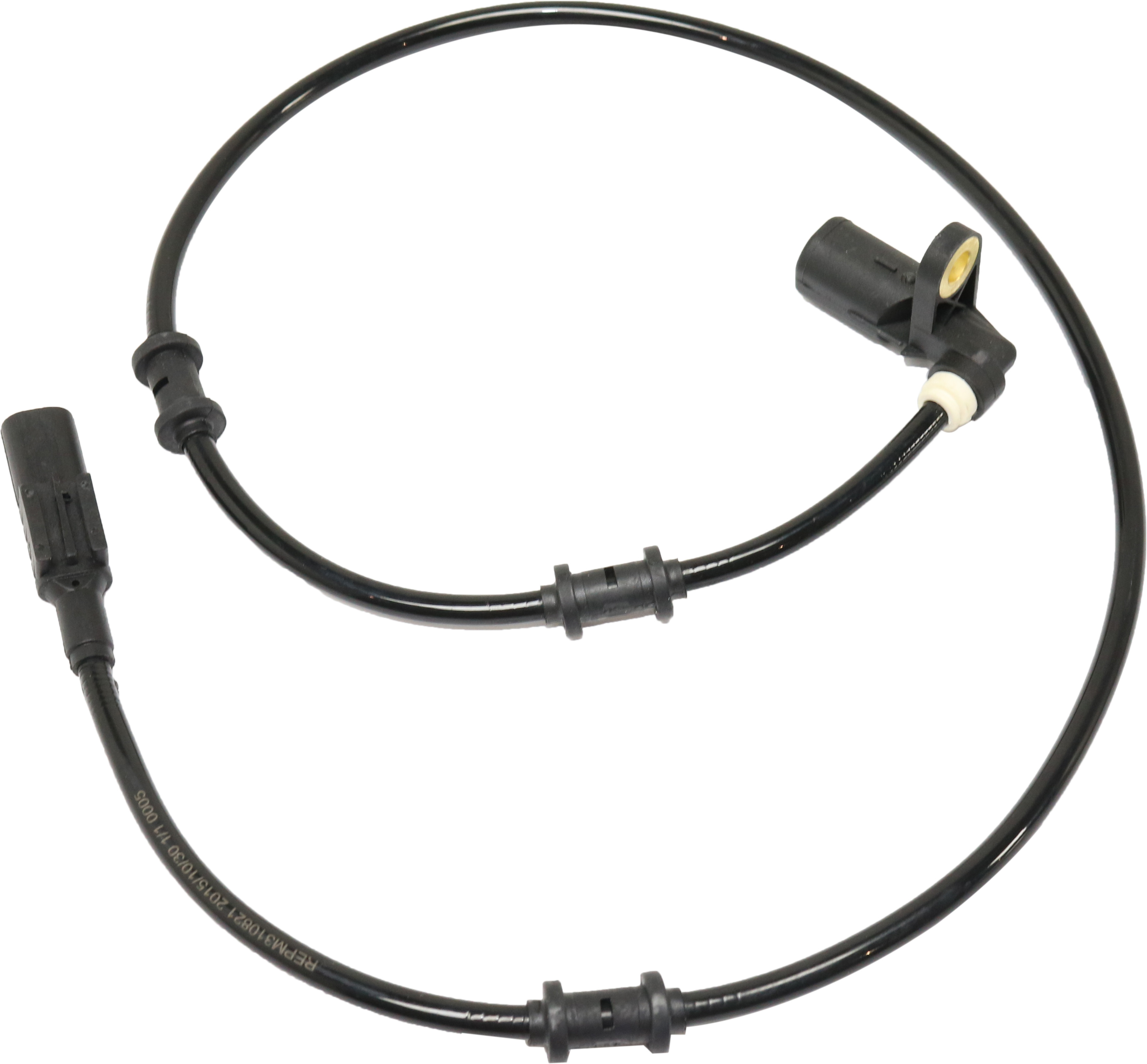 AM ML CLASS 98-03 FRONT ABS SPEED SENSOR RH 2 Male Terminals Blade Type Wheel Mounted SKU REPM310821 OEM 71939-531062-844496-7210396-16