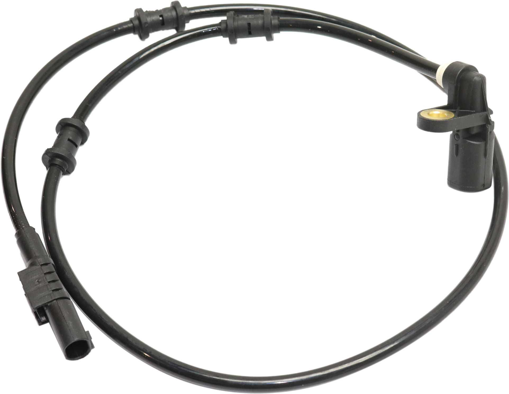 AM ML CLASS 98-03 FRONT ABS SPEED SENSOR LH 2 Male Terminals Blade Type Wheel Mounted SKU REPM310822 OEM 71898-531080-844497-7210395-16
