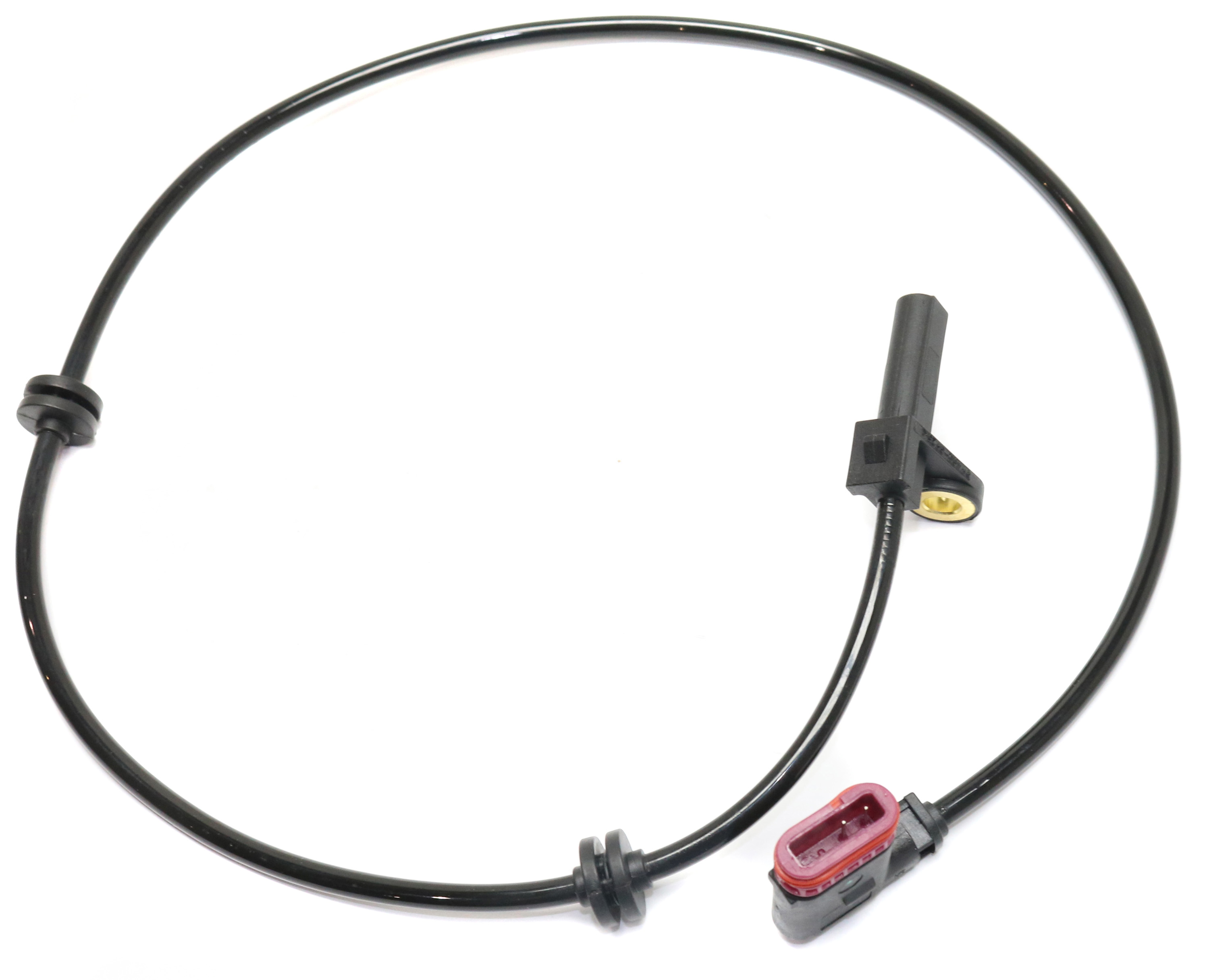 AM CL CLASS S CLASS 07-10 REAR ABS SPEED SENSOR RH=LH 2 Male Terminals Pin Type Wheel Mounted 28 in. Harness SKU REPM310841 OEM 71253-532356-845101-7210379-72
