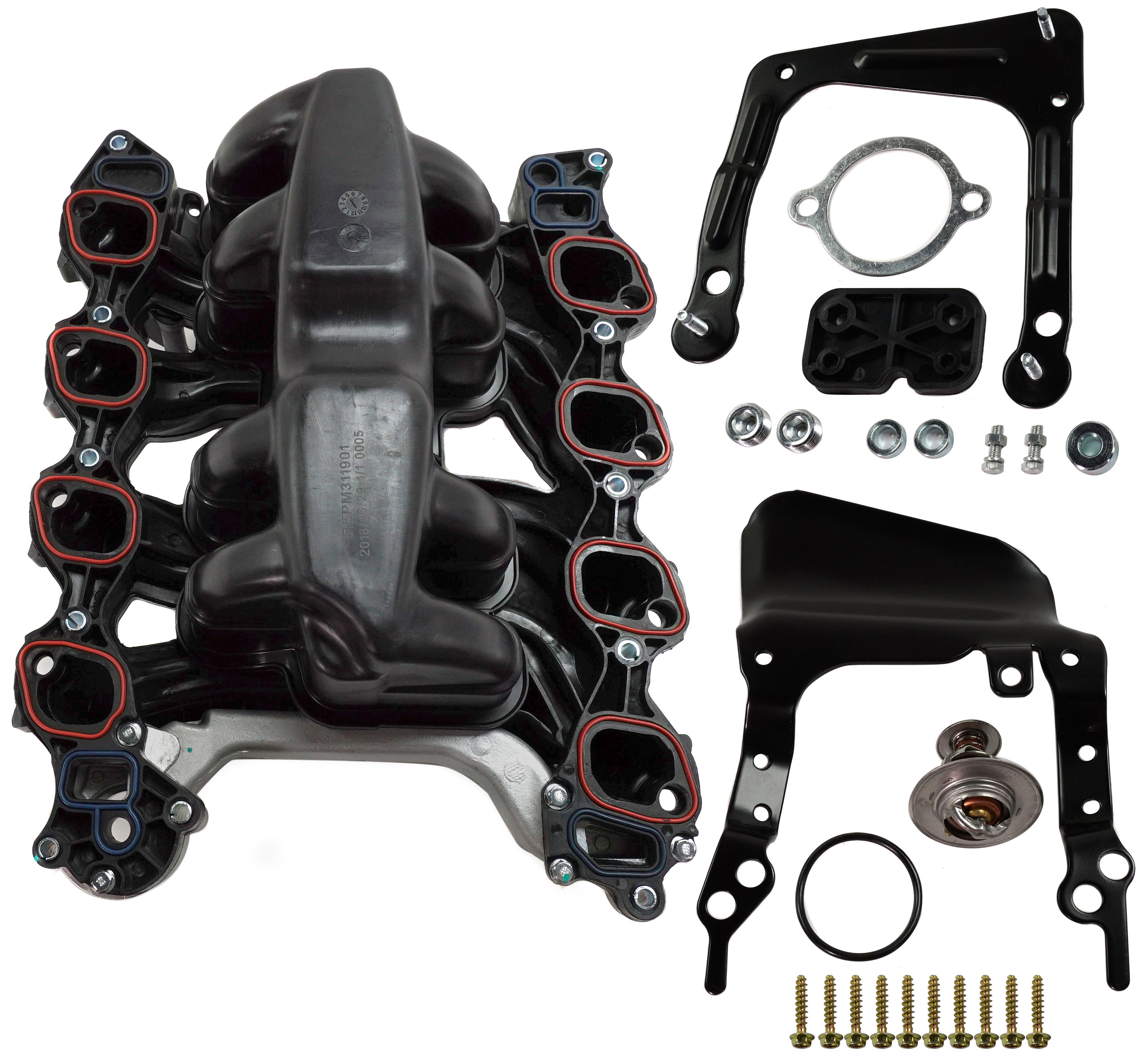 AM GRAND MARQUIS 01-11 INTAKE MANIFOLD Kit Upper 8 Cyl 4.6L Eng. SKU REPM311901 OEM 106007-615175-1L2Z9424FA 1W7Z9
