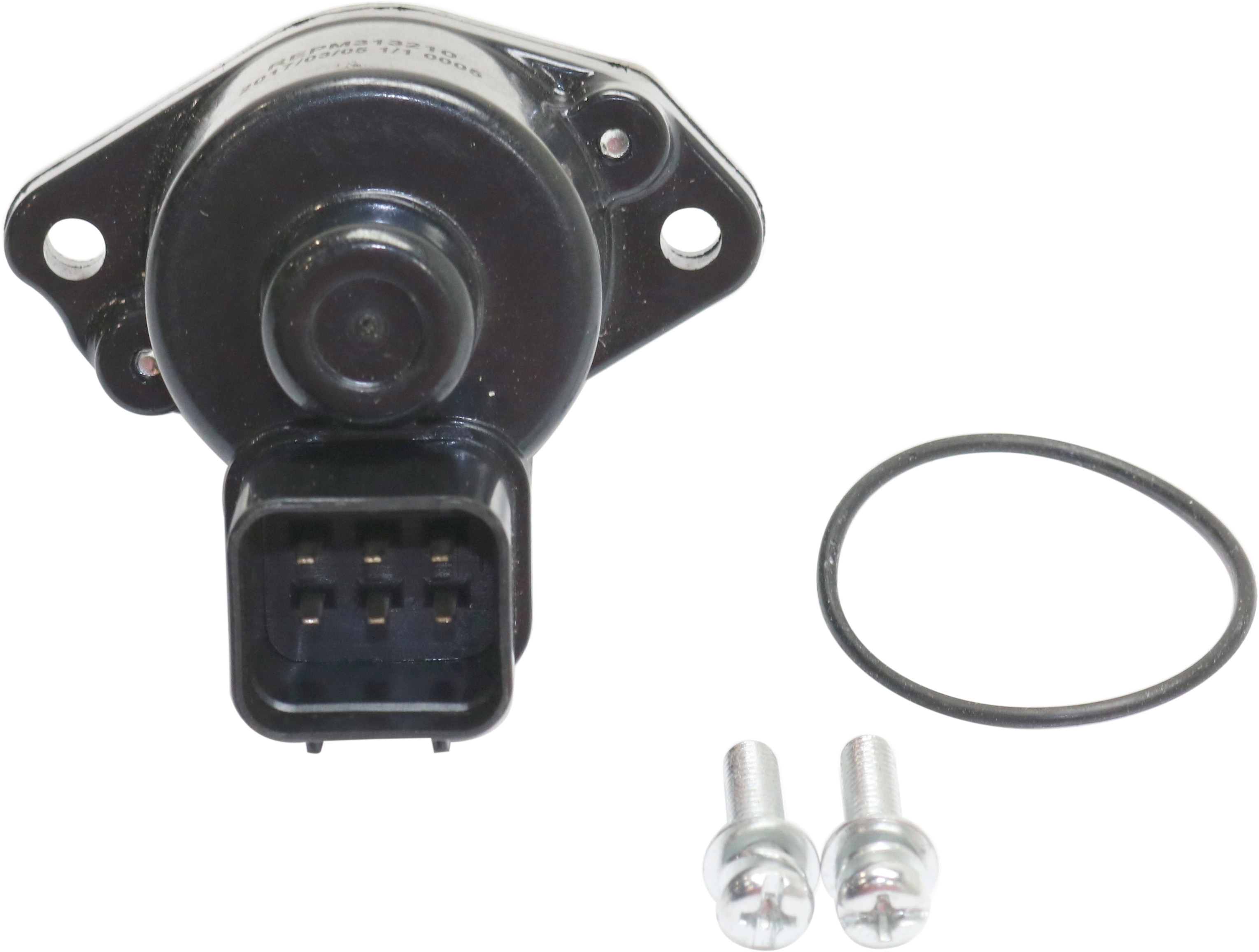AM MIRAGE 97-02 IDLE CONTROL VALVE with Gasket 6 Terminals 1 Port SKU REPM313210 OEM MD628061 MD614986
