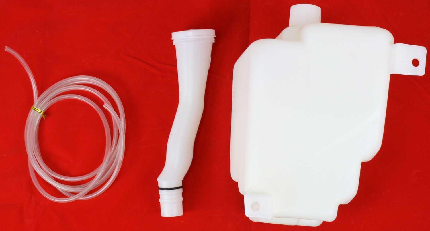 AM PROTEGE 99-01 WASHER RESERVOIR Assy w Pump and Cap 2.2L Liter Tank Sedan SKU REPM370503 Partslink MA1288105 OEM B25D67480E