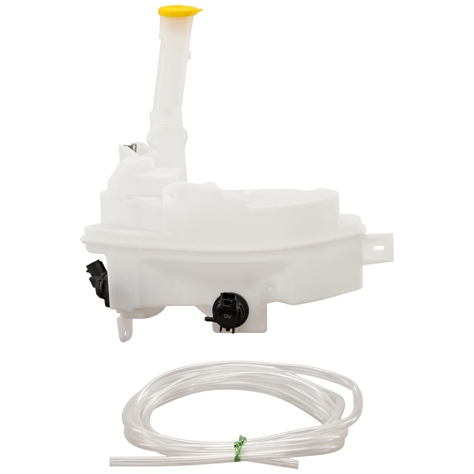 AM MAZDA 3-04-09 MAZDA 5-06-10 WASHER RESERVOIR Assy w Pump and Cap Small Tank MAZDA 3 HB SKU REPM370511 Partslink MA1288113 OEM BP4K67480D BP4N67480D