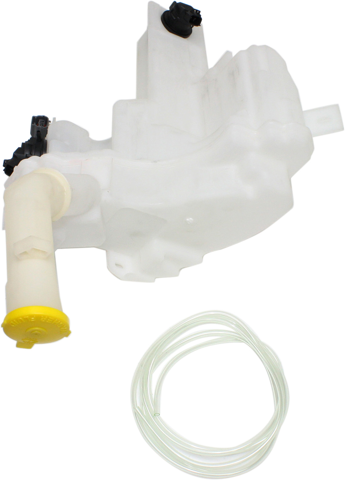 AM MAZDA 3-04-09 MAZDA 5-06-10 WASHER RESERVOIR Assy w Dual Pump Cap and Sensor Large Tank MAZDA 3 HB SKU REPM370522 Partslink MA1288119 OEM BN8F67480C