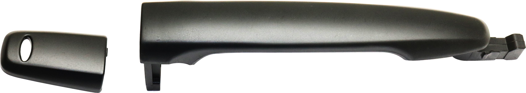 AM OUTLANDER 07-13 LANCER 08-17 FRONT EXTERIOR DOOR HANDLE RH Prmd Blk Handle+Cover w o Keyhole w Smart Entry SKU REPM462103 OEM 5716A074XA