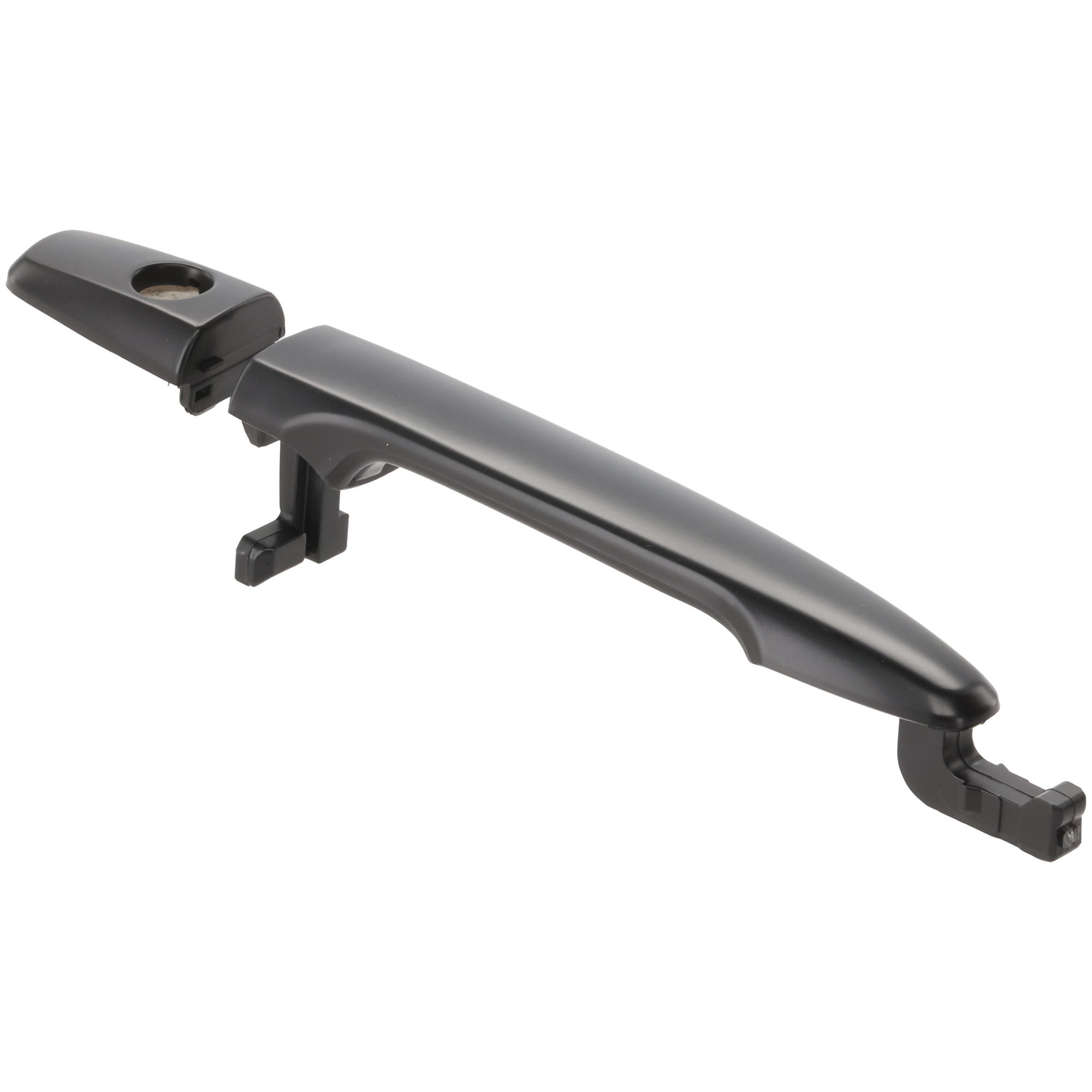 AM OUTLANDER 07-13 LANCER 08-17 FRONT EXTERIOR DOOR HANDLE LH Prmd Blk Handle+Cover w Keyhole w Smart Entry SKU REPM462104 OEM 5716A073XAWOS