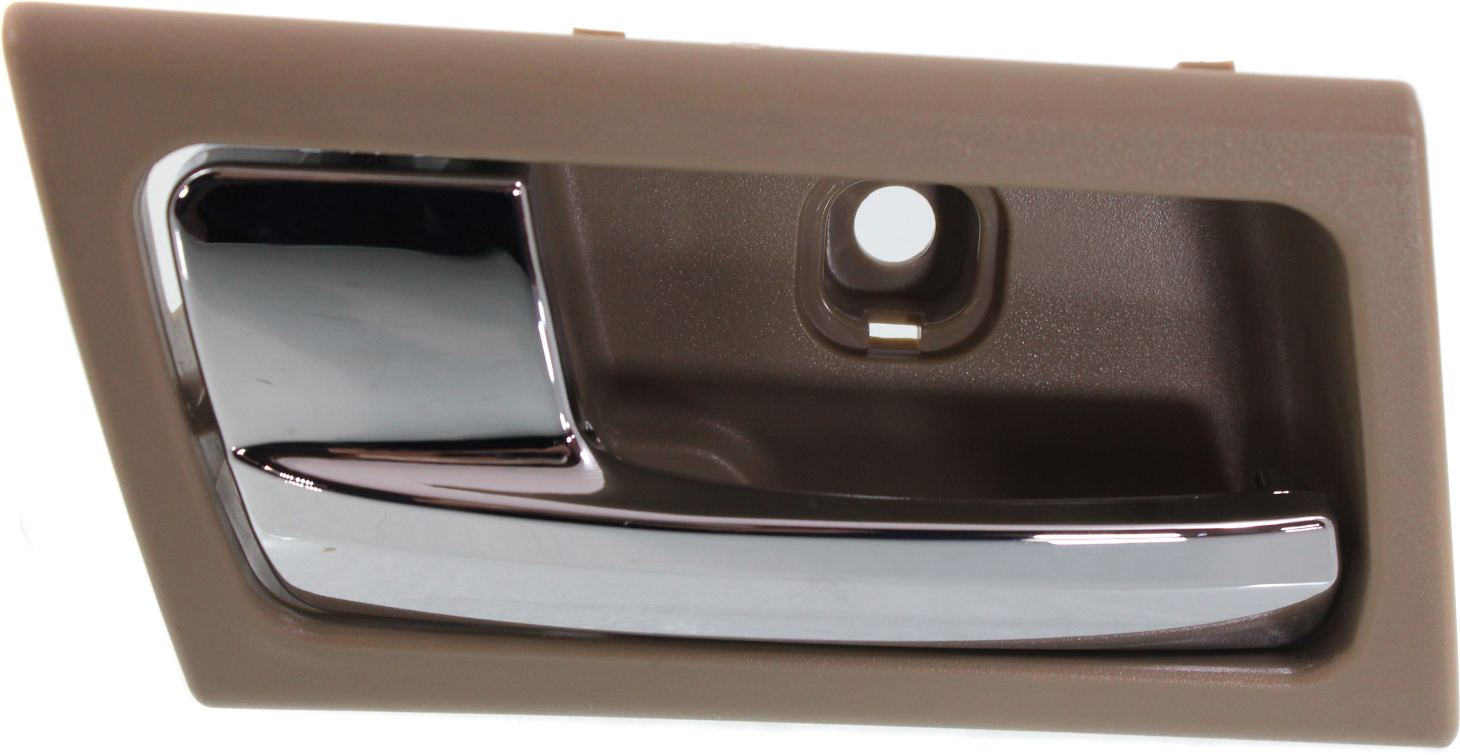 AM CROWN VICTORIA GRAND MARQUIS 03-11 FRONT INTERIOR DOOR HANDLE LH Chrome Lever + Brown Hsg. =REAR SKU REPM462164 OEM 5W3Z5421818AAA