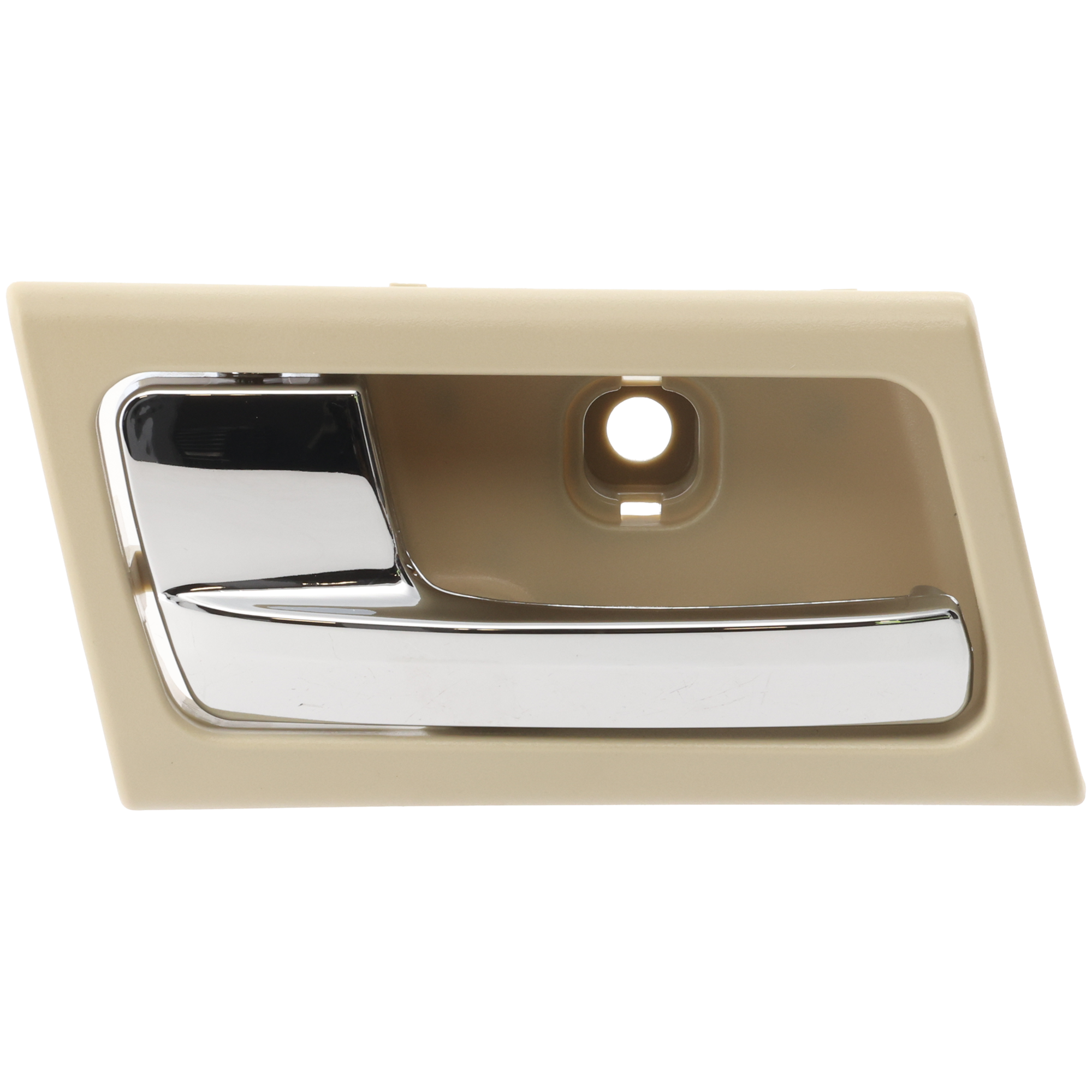 AM CROWN VICTORIA GRAND MARQUIS 03-11 FRONT INTERIOR DOOR HANDLE LH Chrome Lever + Beige Hsg. =REAR SKU REPM462166 OEM 6W3Z5421819AA