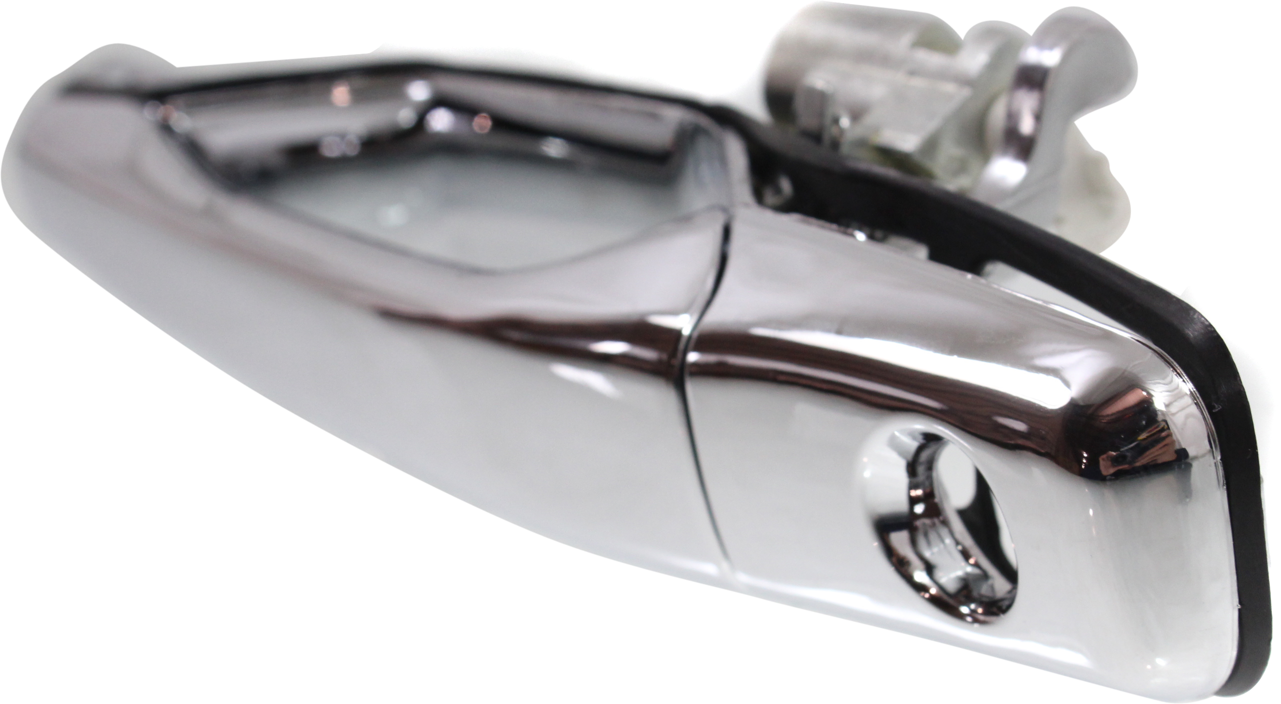 AM LANCER 02-07 OUTLANDER 03-06 FRONT EXTERIOR DOOR HANDLE LH All Chrome w Keyhole SKU REPM462196C OEM MR970308