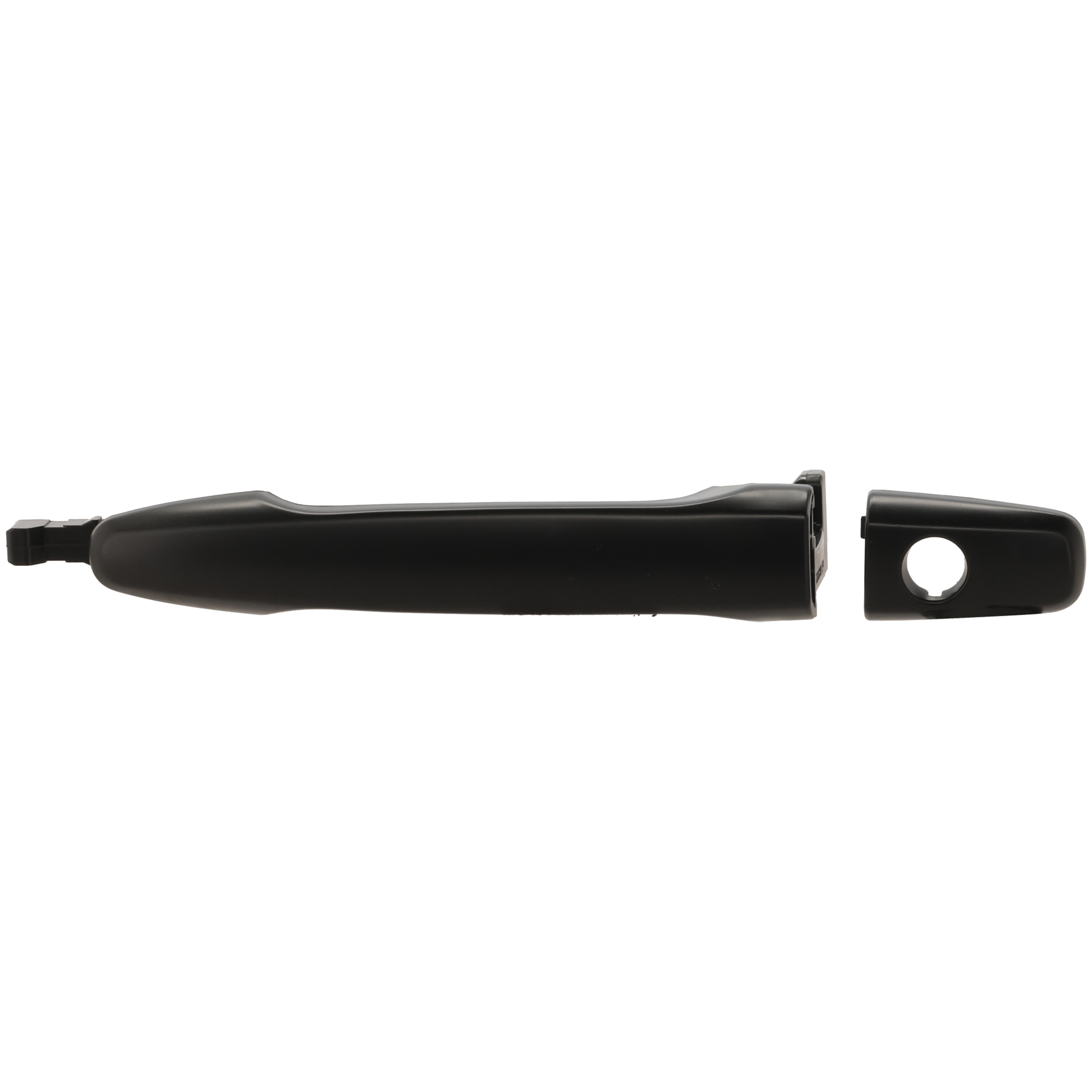 AM LANCER 08-17 FRONT EXTERIOR DOOR HANDLE LH Primed Black w Keyhole w o Smart Entry SKU REPM462304 Partslink FDH010237 OEM 5716A013XA 5716A015XA