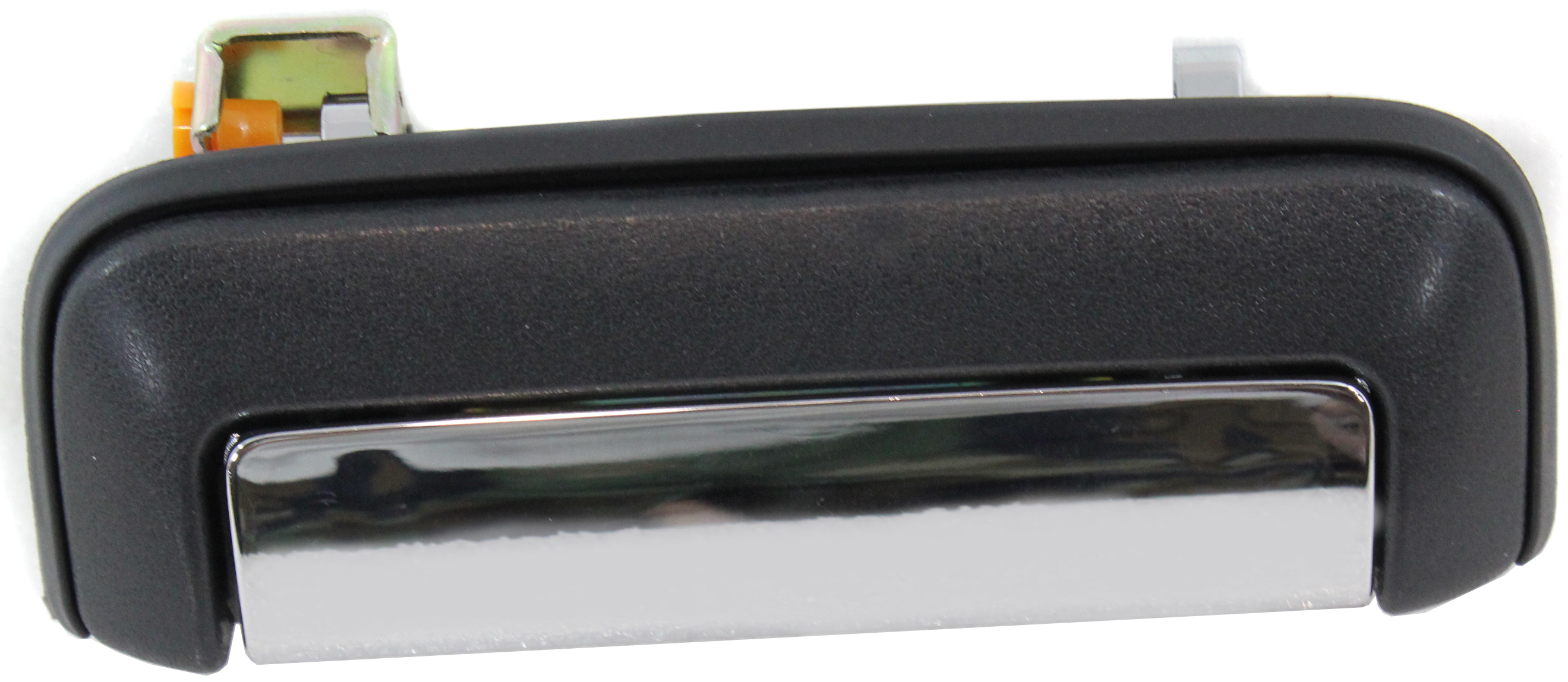 AM MONTERO SPORT 97-04 FRONT EXTERIOR DOOR HANDLE RH Textured Black Bezel Chrome Lever w o Keyhole SKU REPM462309 OEM MR144544