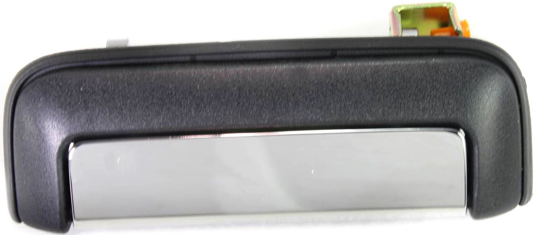 AM MONTERO SPORT 97-04 FRONT EXTERIOR DOOR HANDLE LH Textured Black Bezel Chrome Lever w o Keyhole SKU REPM462310 OEM MR144543