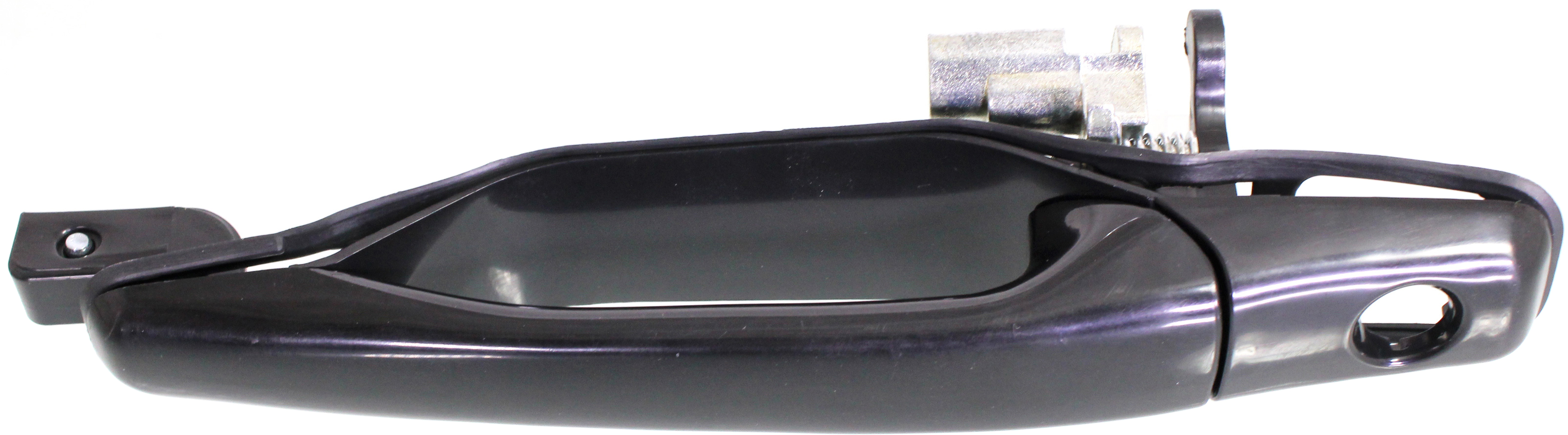 AM LANCER 02-07 OUTLANDER 03-06 FRONT EXTERIOR DOOR HANDLE LH Smooth Black w Keyhole Plastic SKU REPM462334 Partslink MI1310111 OEM MR970229