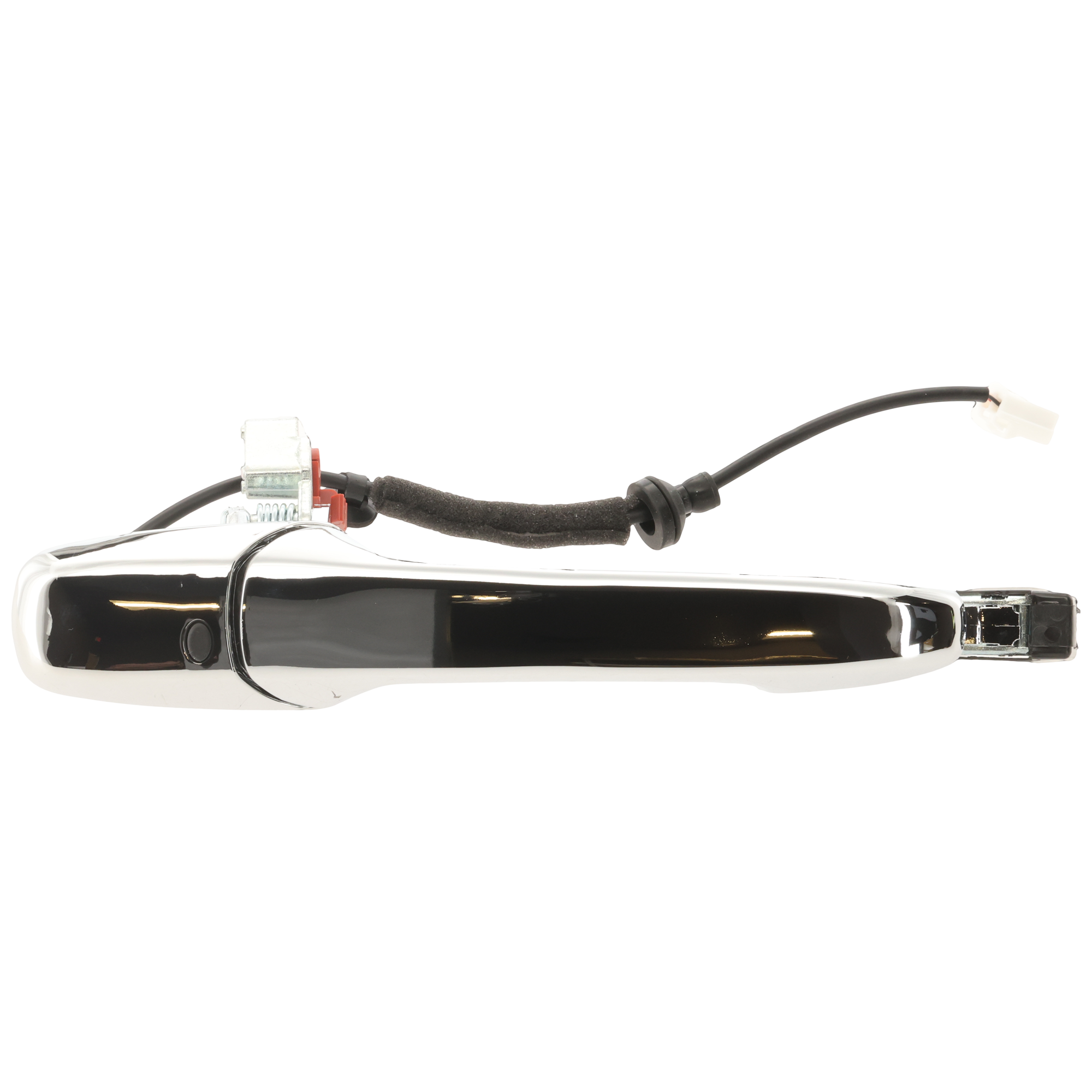 AM CX 9-07-13 FRONT EXTERIOR DOOR HANDLE RH All Chrome w o Keyhole w Smart Entry SKU REPM462365 OEM EG2458410A