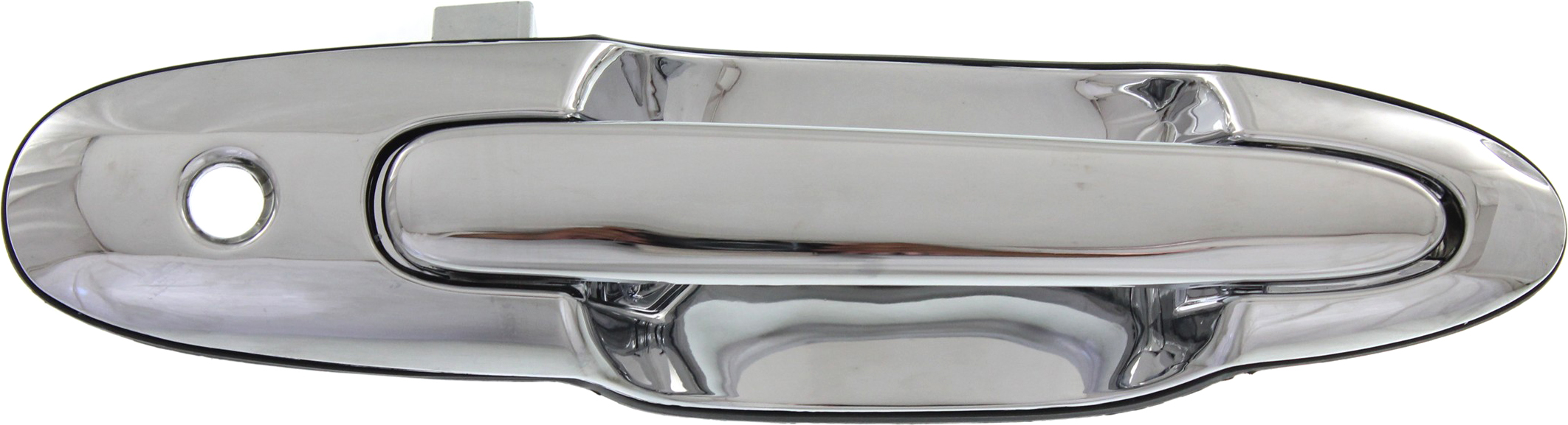 AM MPV 00-06 FRONT EXTERIOR DOOR HANDLE RH All Chrome w Keyhole SKU REPM462369 OEM LC6258410H PFM