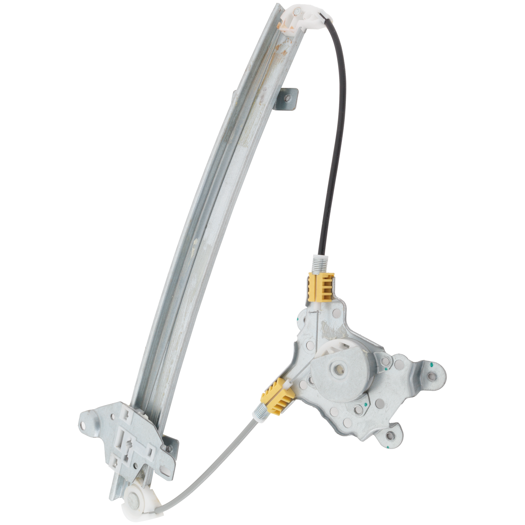 AM LANCER 02-07 FRONT WINDOW REGULATOR LH Power w o Motor ES LS OZ Rally Models SKU REPM462912 Partslink MI1350104 OEM MR991325