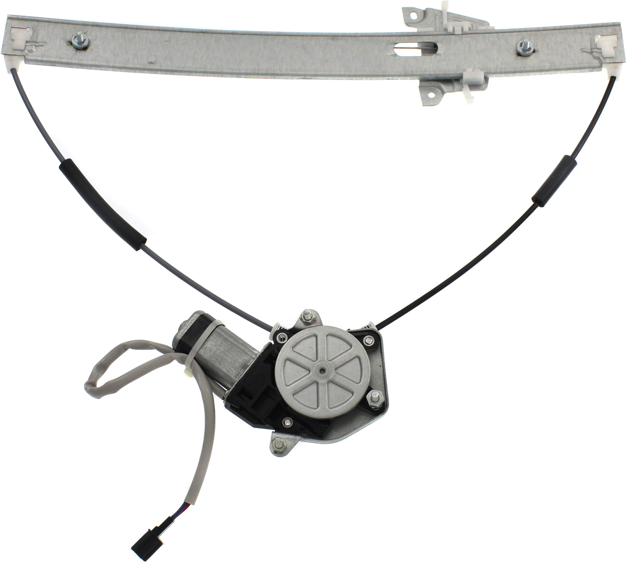 AM TRIBUTE 01-06 FRONT WINDOW REGULATOR RH Power w Motor SKU REPM462965 Partslink MA1351116 OEM EC0258560J