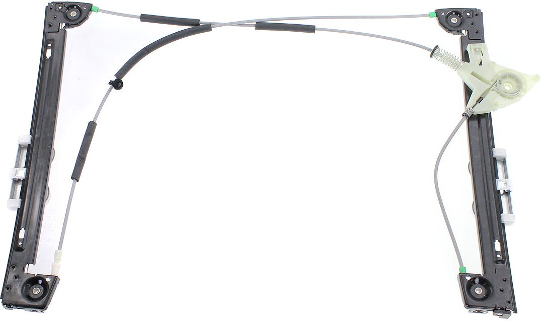 AM COOPER 05-08 FRONT WINDOW REGULATOR LH Power w o Motor Convertible 05-08 Hatchback 06-06 SKU REPM462982 Partslink MC1350101 OEM 51337162163