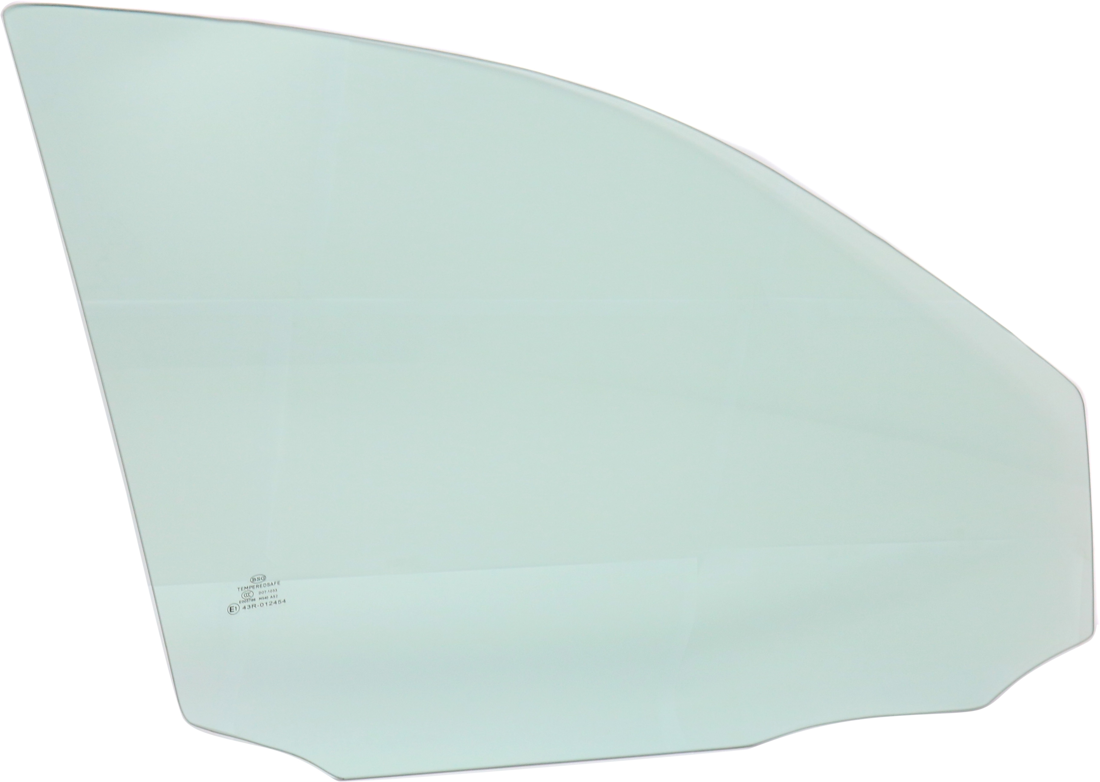 AM MERCEDS BENZ C CLASS 08-11 FRONT DOOR GLASS RH Green Tint Sedan SKU REPM480111 OEM 2047250800 FD23569GTNN