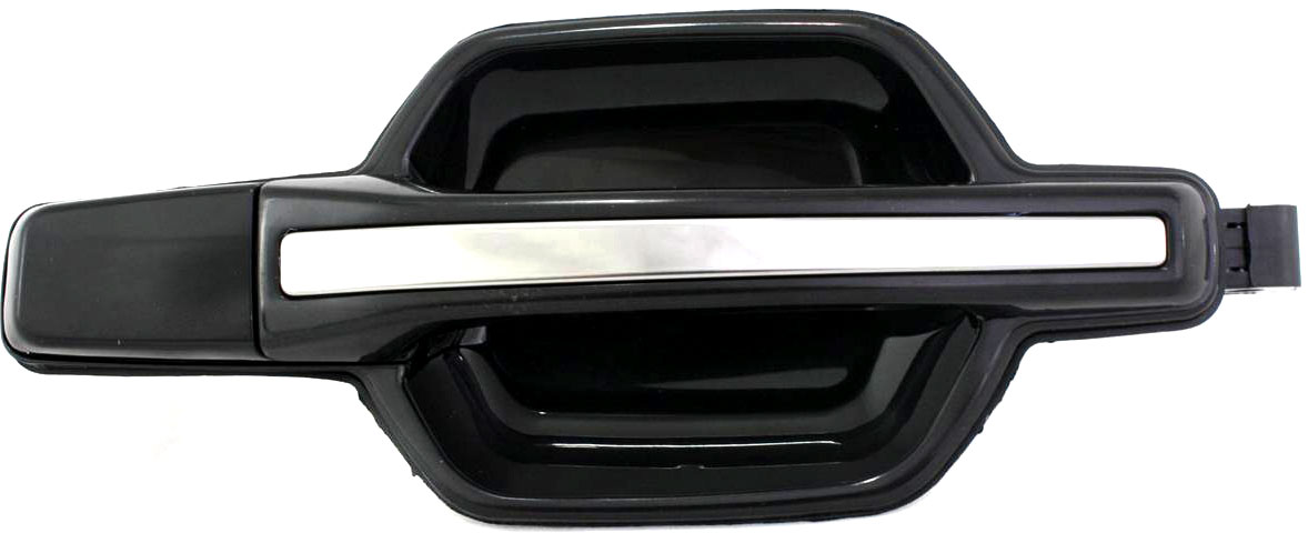 AM MONTERO 01-06 REAR EXTERIOR DOOR HANDLE RH Smooth Black w Chrome Insert SKU REPM491335 OEM MR970451