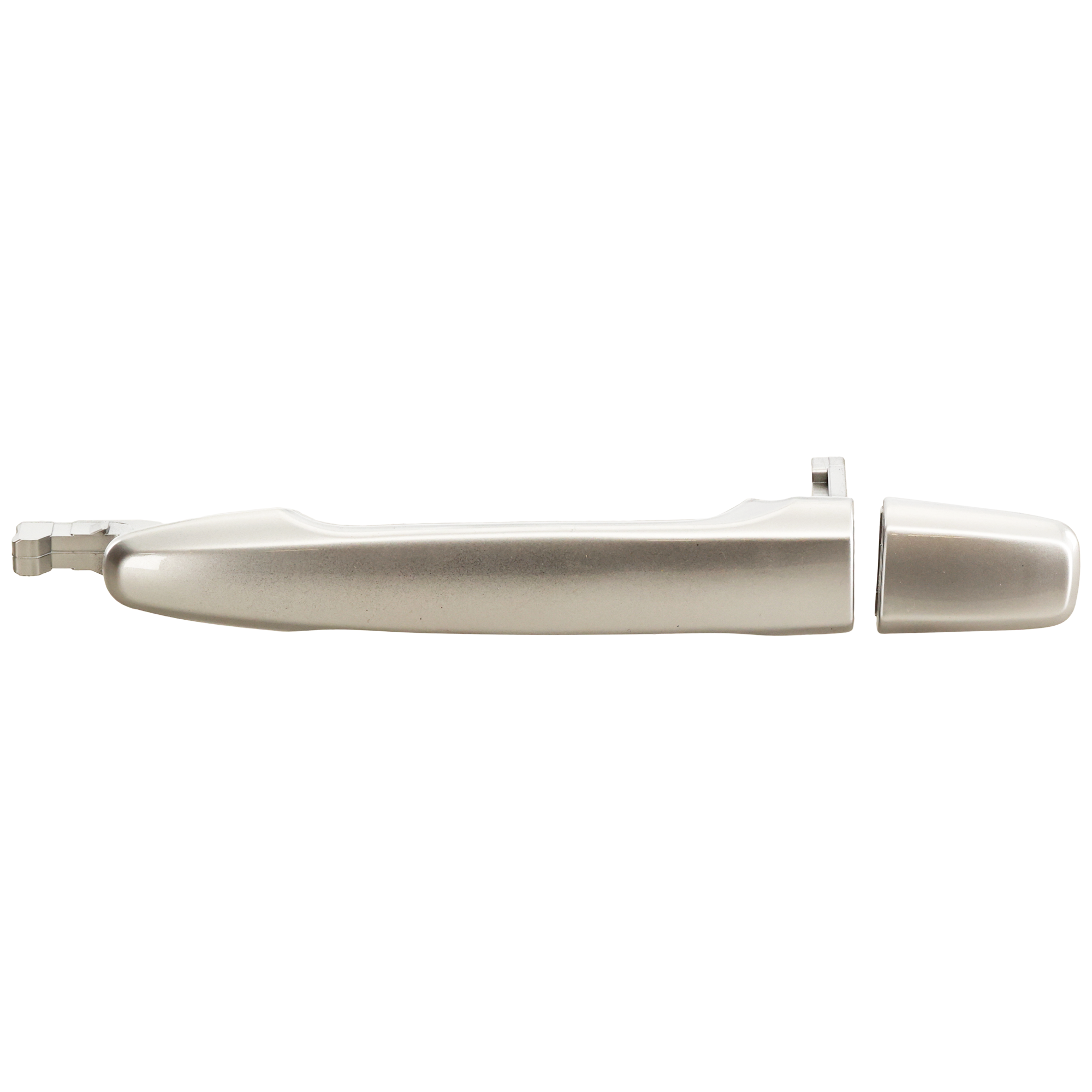 AM OUTLANDER 07-13 REAR EXTERIOR DOOR HANDLE RH Plastic Silver w o Keyhole w o sensor Handle+Cover SKU REPM491387 OEM 5716A014HA 5746A008HA