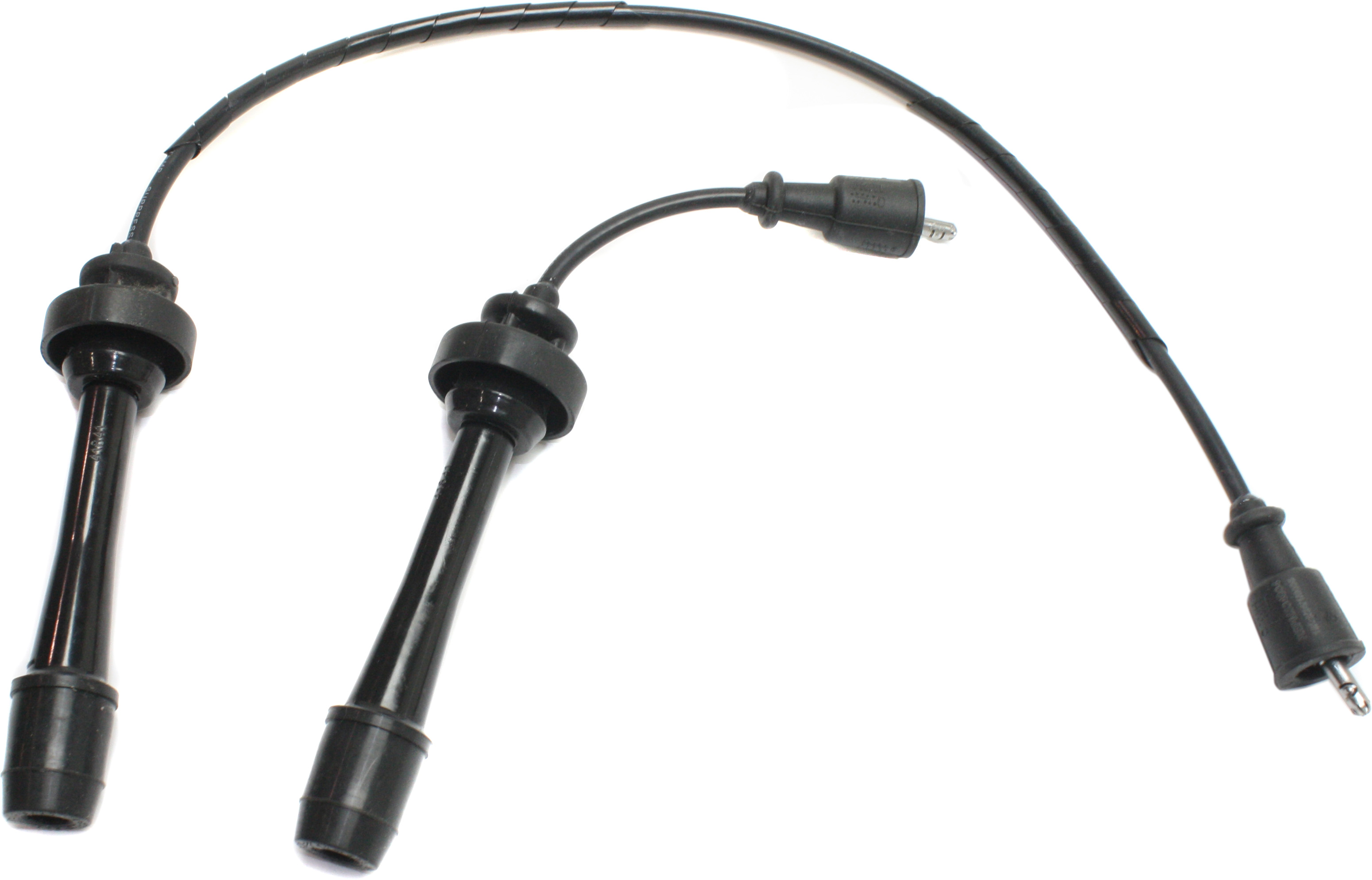 AM PROTEGE 01-03 PROTEGE5-02-03 SPARK PLUG WIRE Set of 2 Black 5 mm 4 Cyl 2.0L SKU REPM504804