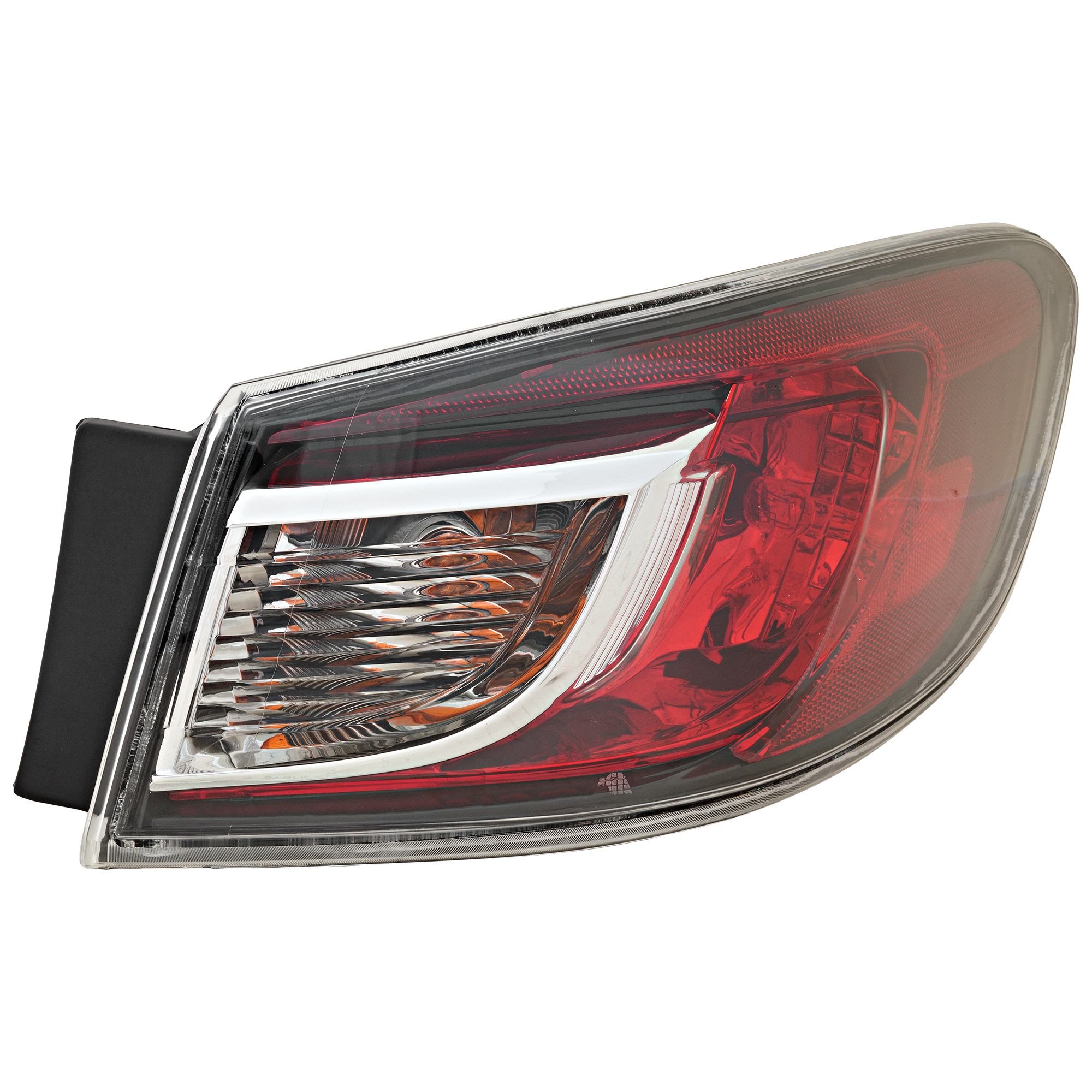 AM MAZDA 3-10-13 TAIL LAMP RH Outer Assembly Halogen Standard Type Sedan SKU REPM730129 Partslink MA2801144 OEM BBM451150G